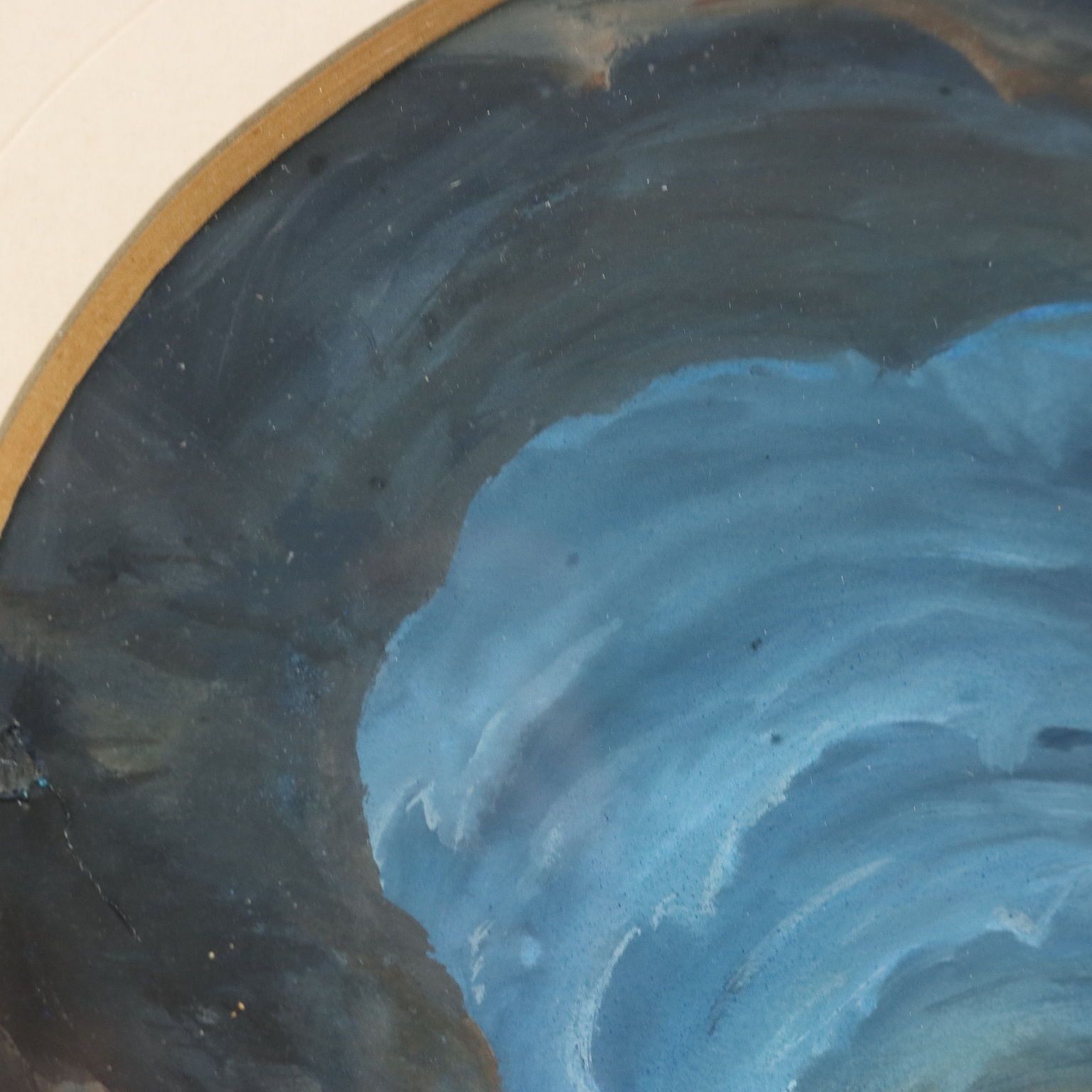Peinture moderne La Grotte bleue à Capri, gouache sur carton, '900 photo vinterior