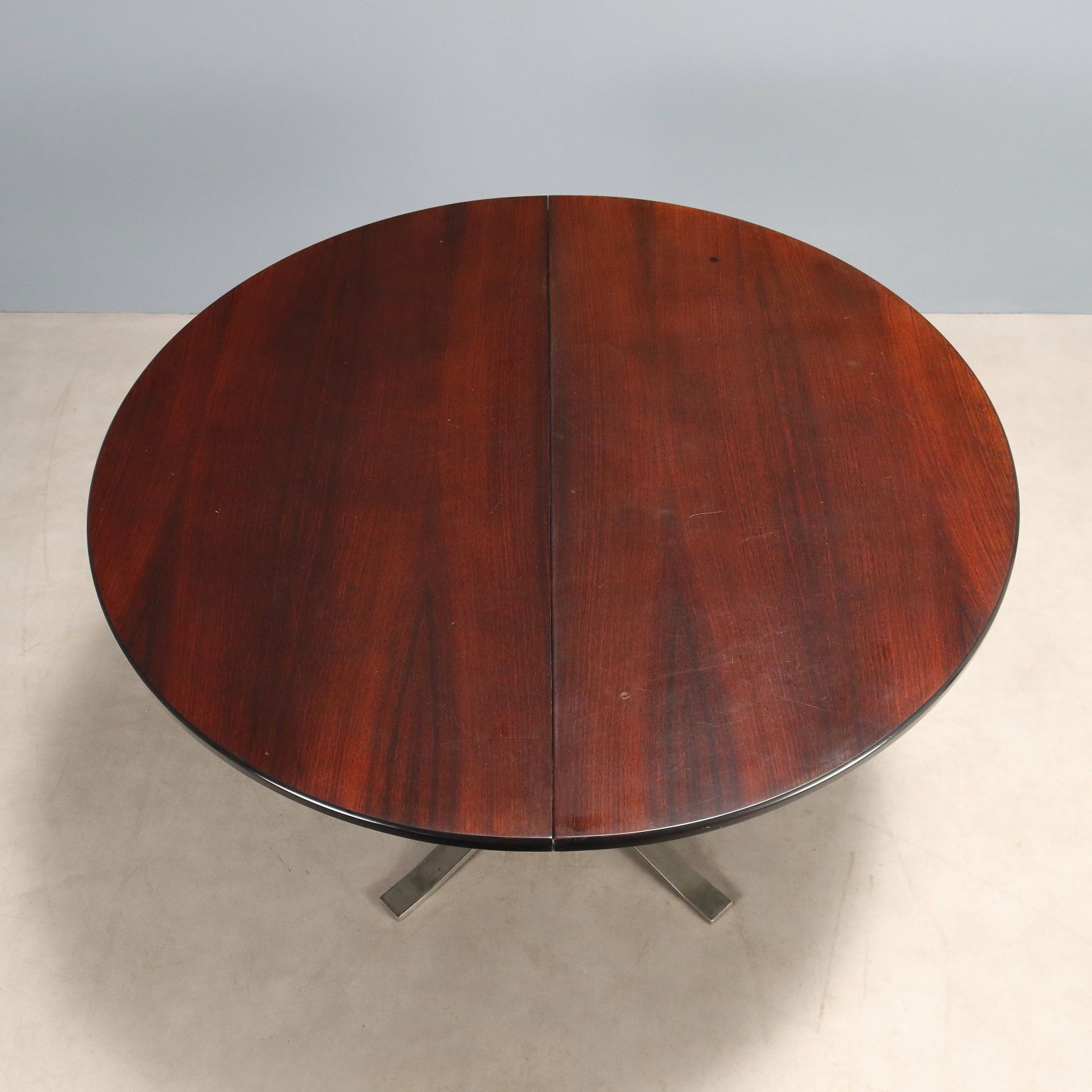 photo furniture Formanova Table Vintage Design G. Moscatelli Wood Italy 1970s