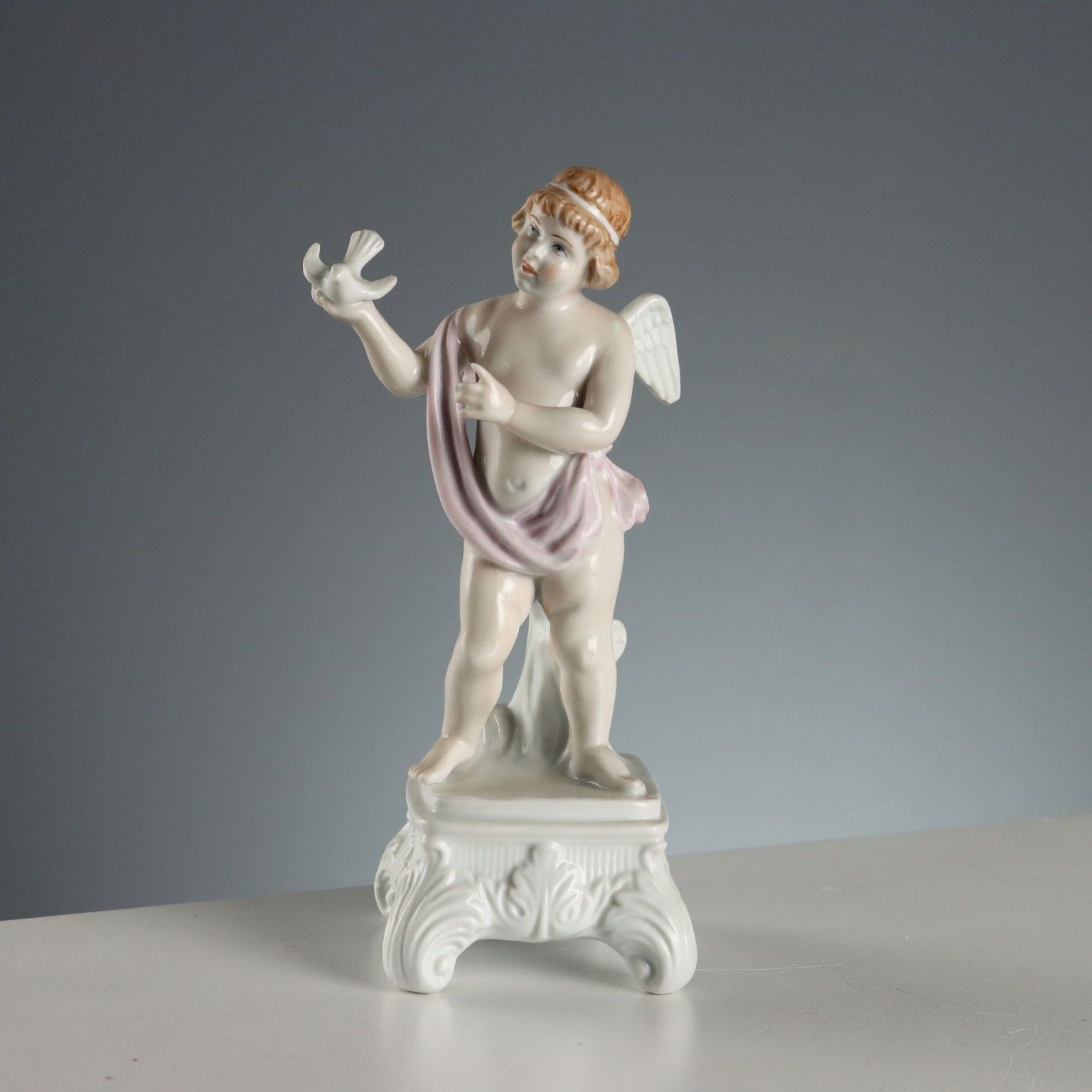 Vintage Capodimonte's Porcelain Figurines Italy XX Century photo for sale
