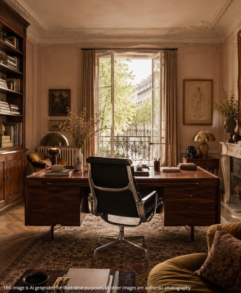 Soft Pad Aluminium Desk Chair Model A216 In Black Leather By Charles & Ray Eames For Herman Miller C.1975 photo 1765.0