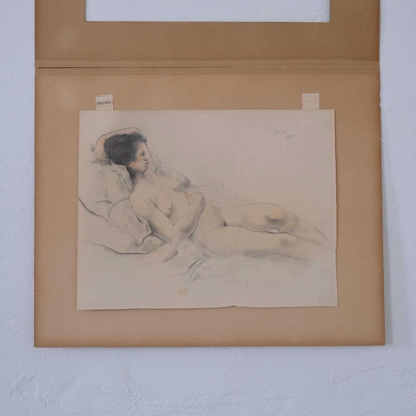 Armand Rassenfosse Female Nude Drawing | Belgium | 1928 photo buy