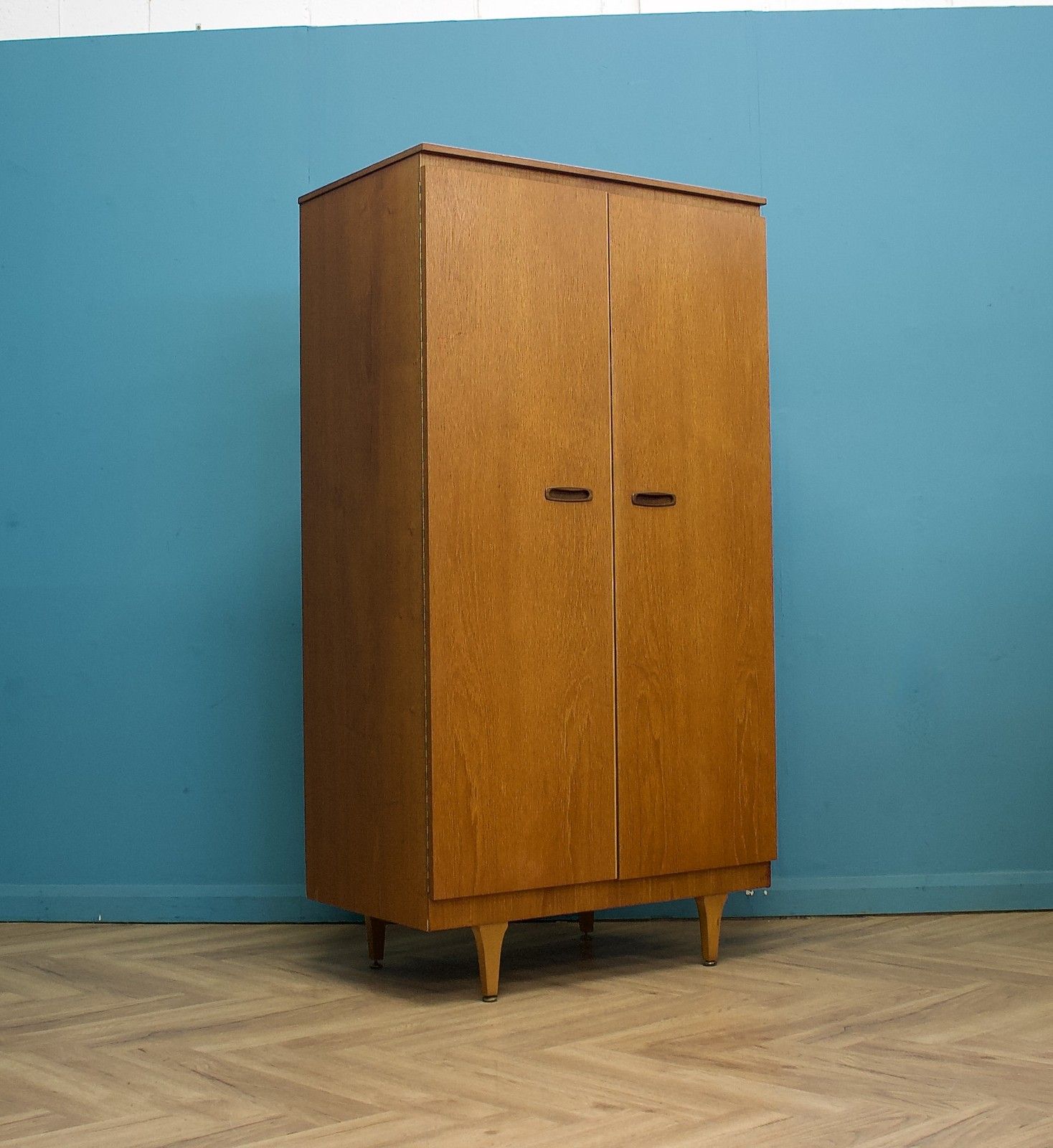Mid Century Teak Wardrobe From Stonehill, 1960s  #1747