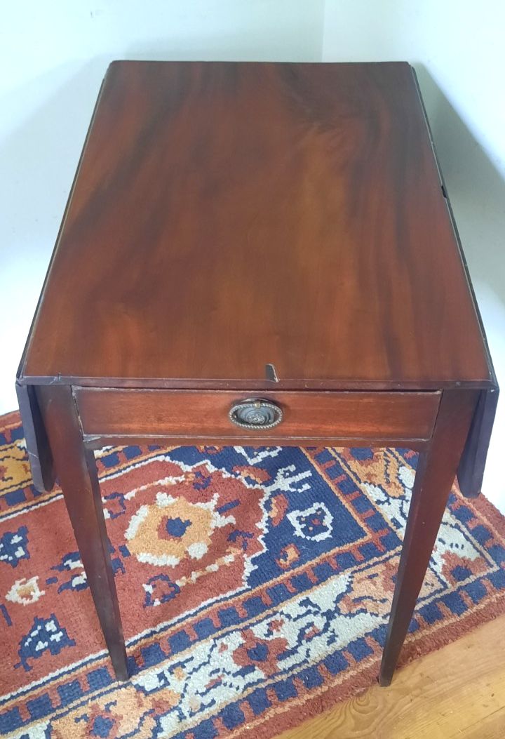 Antique Mahogany Pembroke Table, Late 18th  Early 19th Century photo Furniture