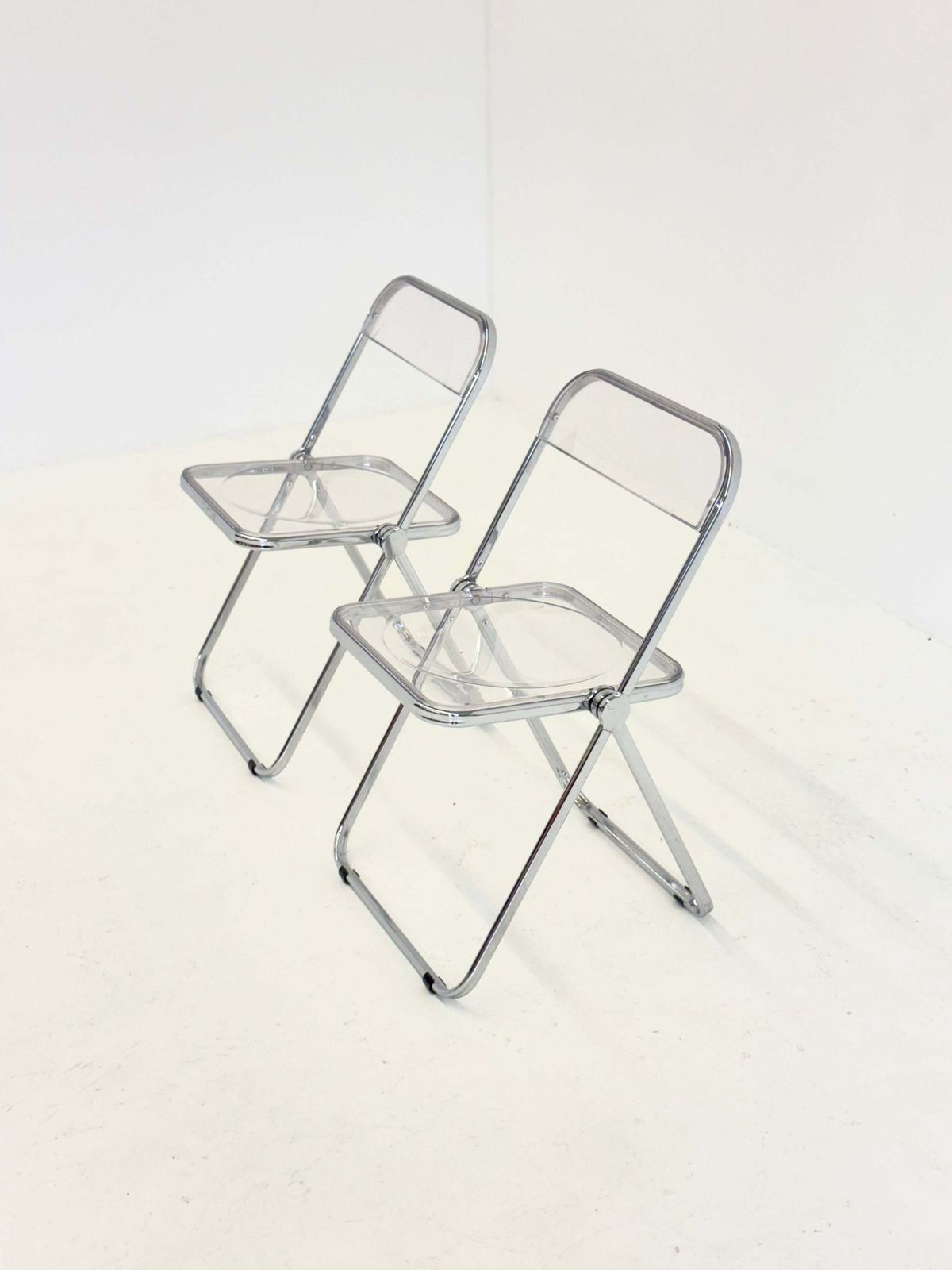 Set Of 2 Plia Folding Chairs By Giancarlo Piretti For Anonima Castelli photo furniture