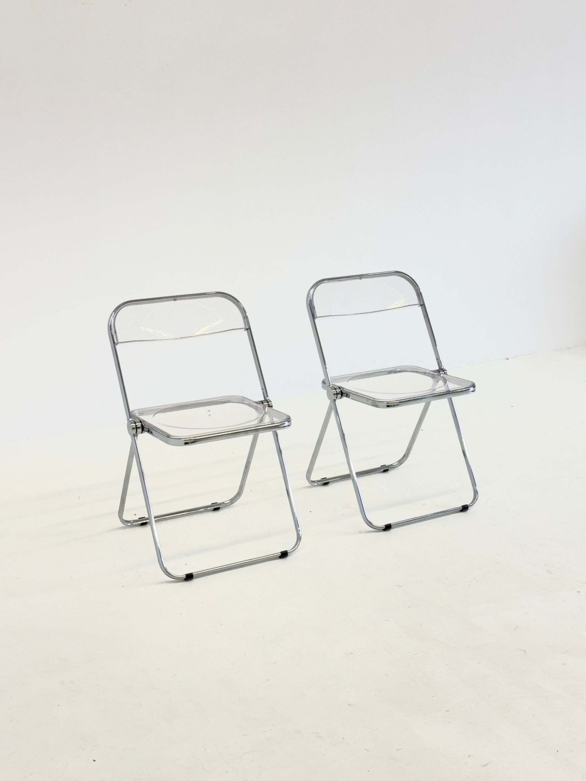 Set Of 2 Plia Folding Chairs By Giancarlo Piretti For Anonima Castelli photo vinterior
