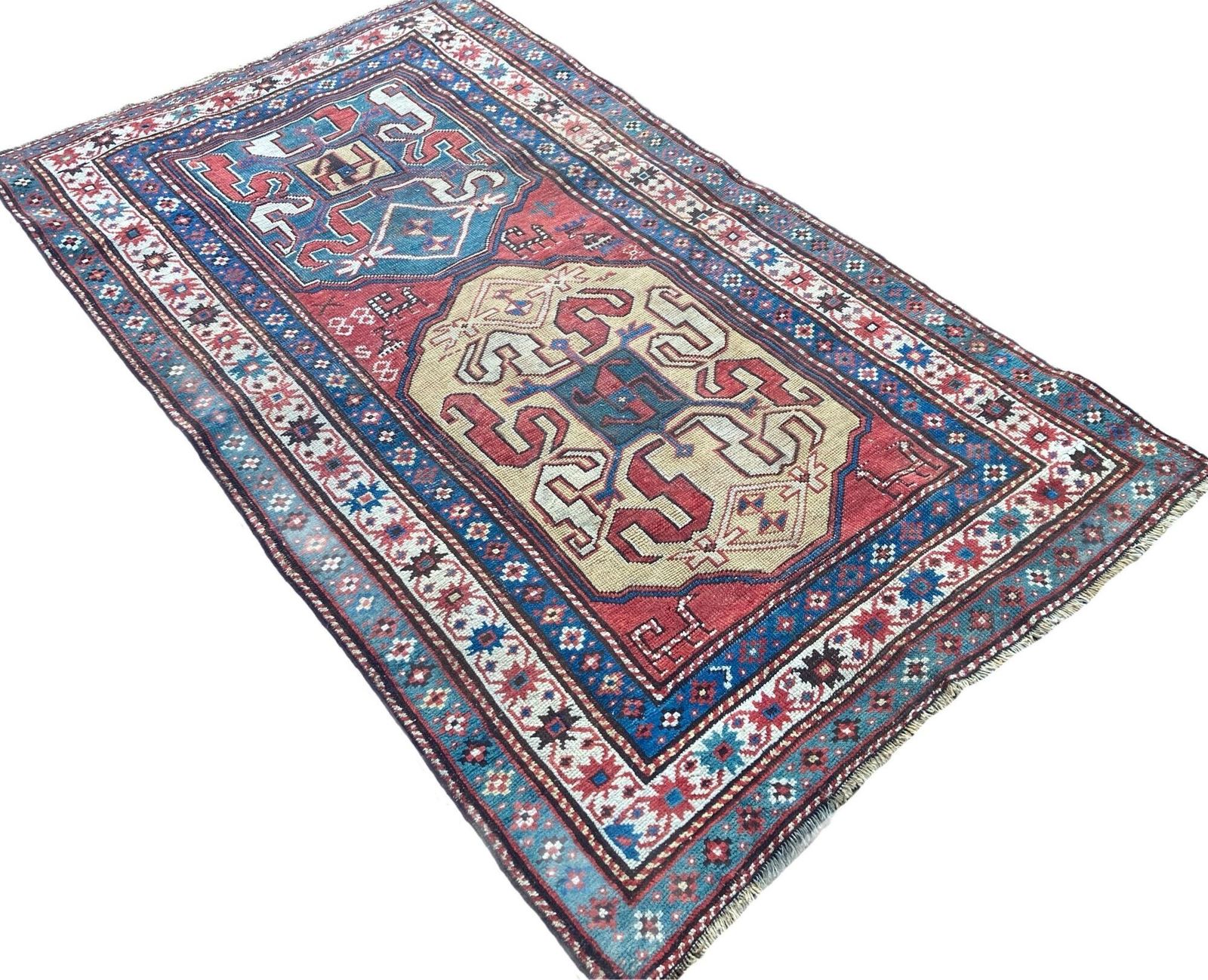Antique Caucasian Chondoresk Rug 1.94m X 1.17m photo for sale