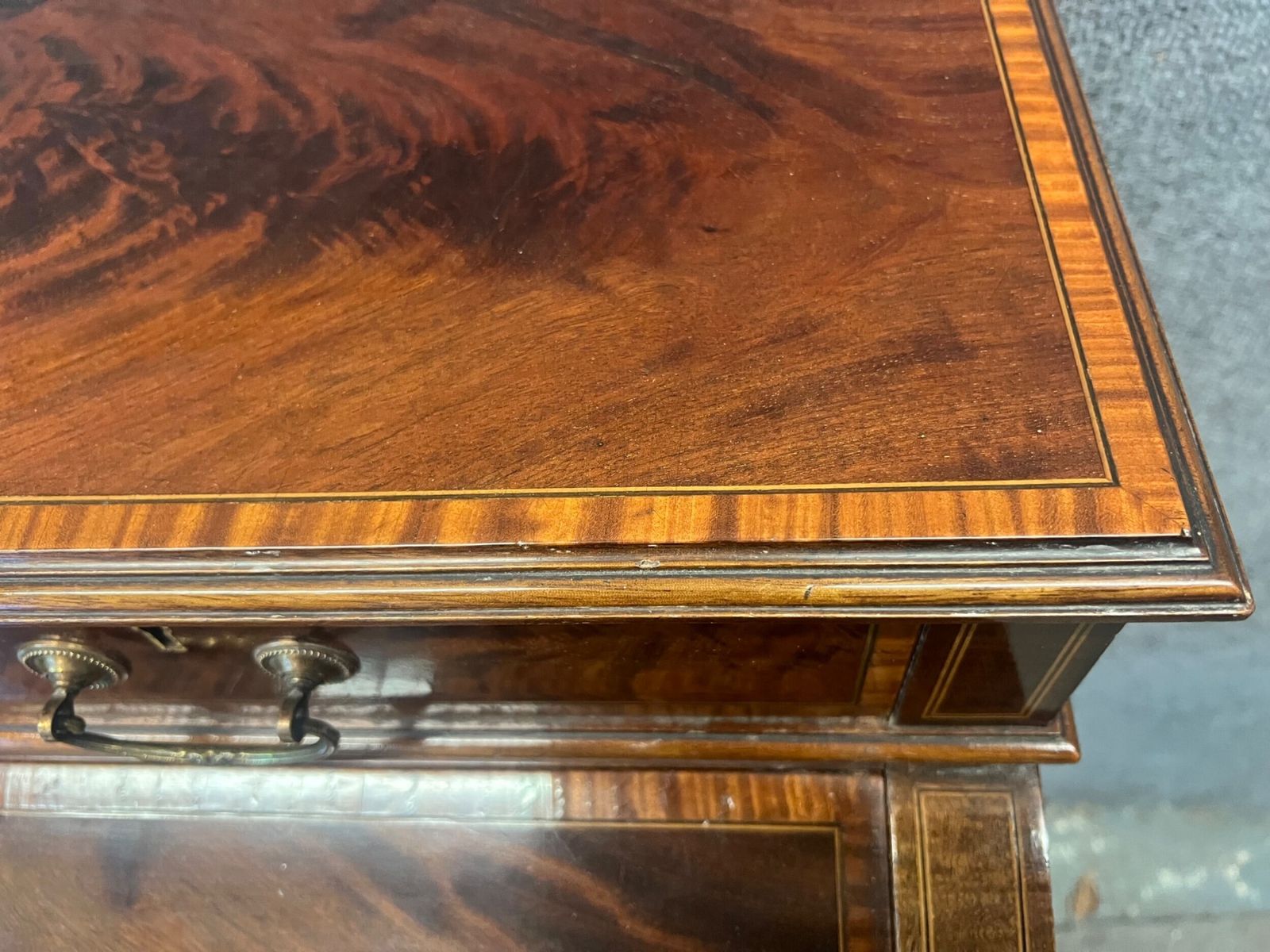 Edwardian Sheraton Revival Ladies Desk photo vinterior