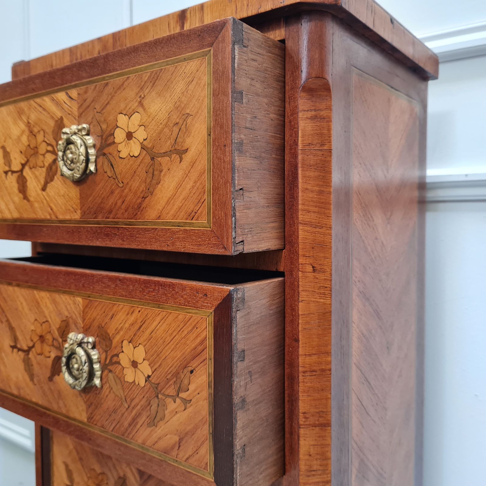 Beautiful Tall Antique Bedside Cabinets C1920 Free Delivery Eng/Wales photo for sale