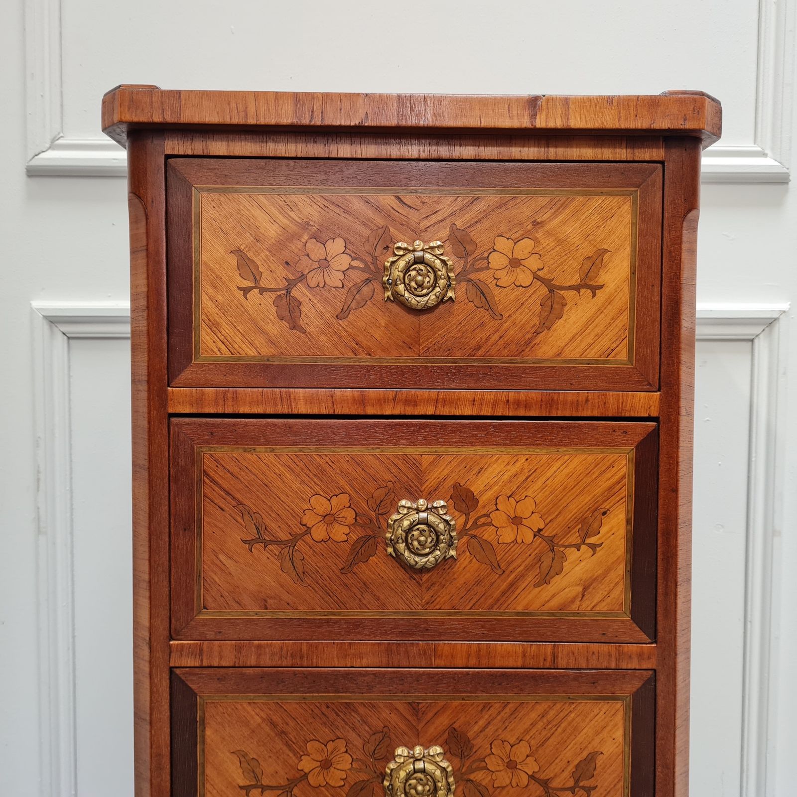 Beautiful Tall Antique Bedside Cabinets C1920 Free Delivery Eng/Wales photo vintage