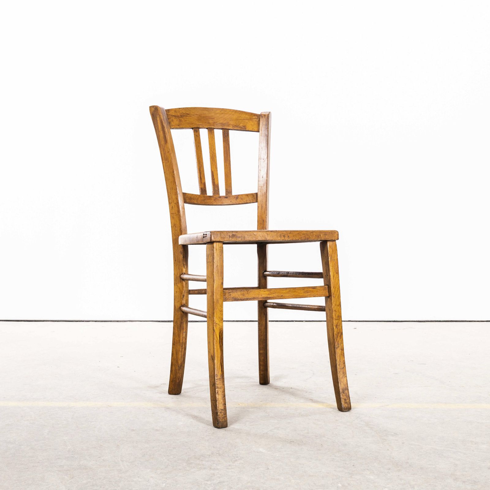 1950's French Farmhouse Dining Chairs With Stamped Numbers photo furniture