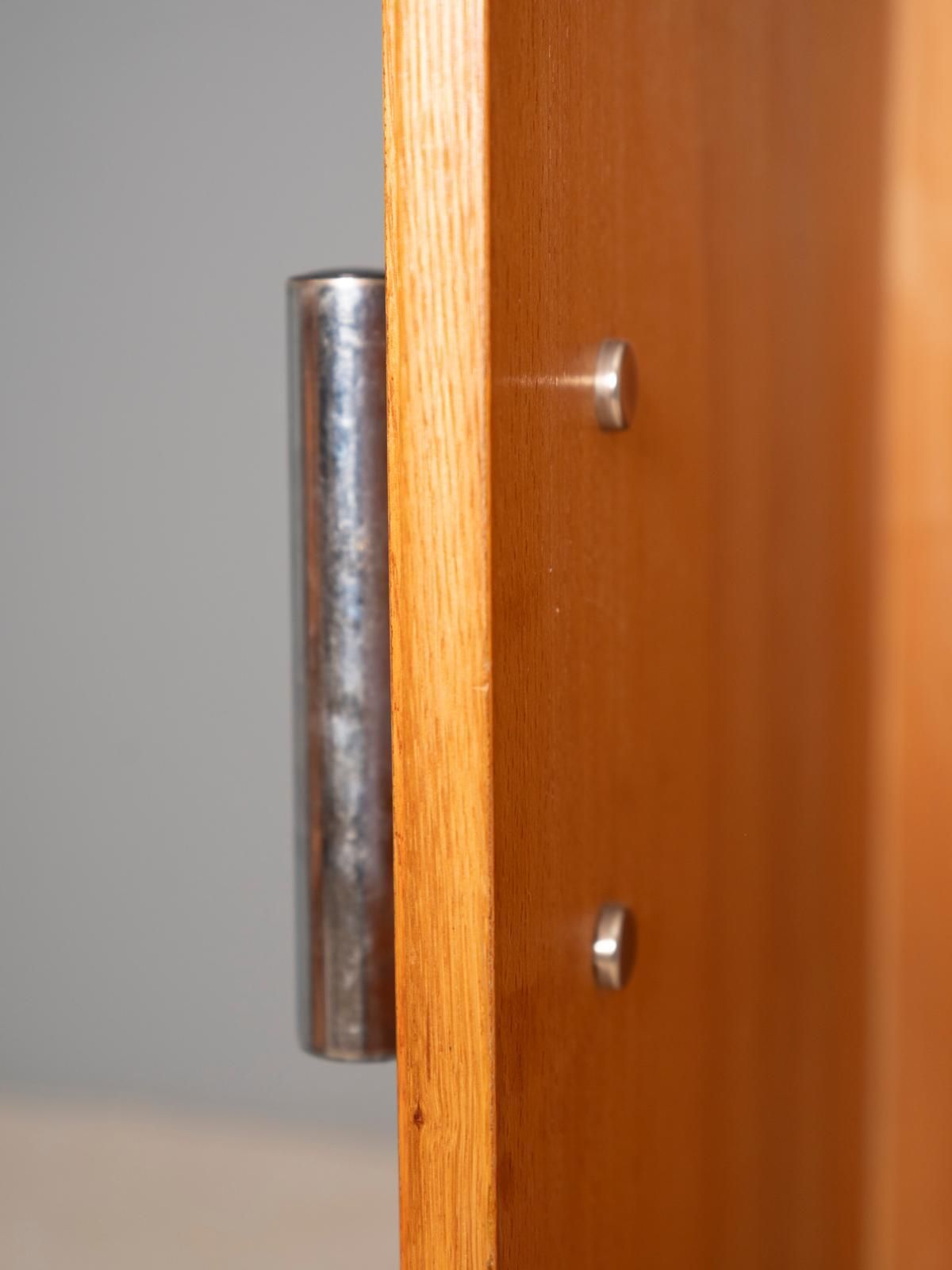 Functionalist Clothes Cabinet By Vichr & Spol., Bauhaus Style Wardrobe Storage Cabinet, 1930s Czechoslovakia photo buy