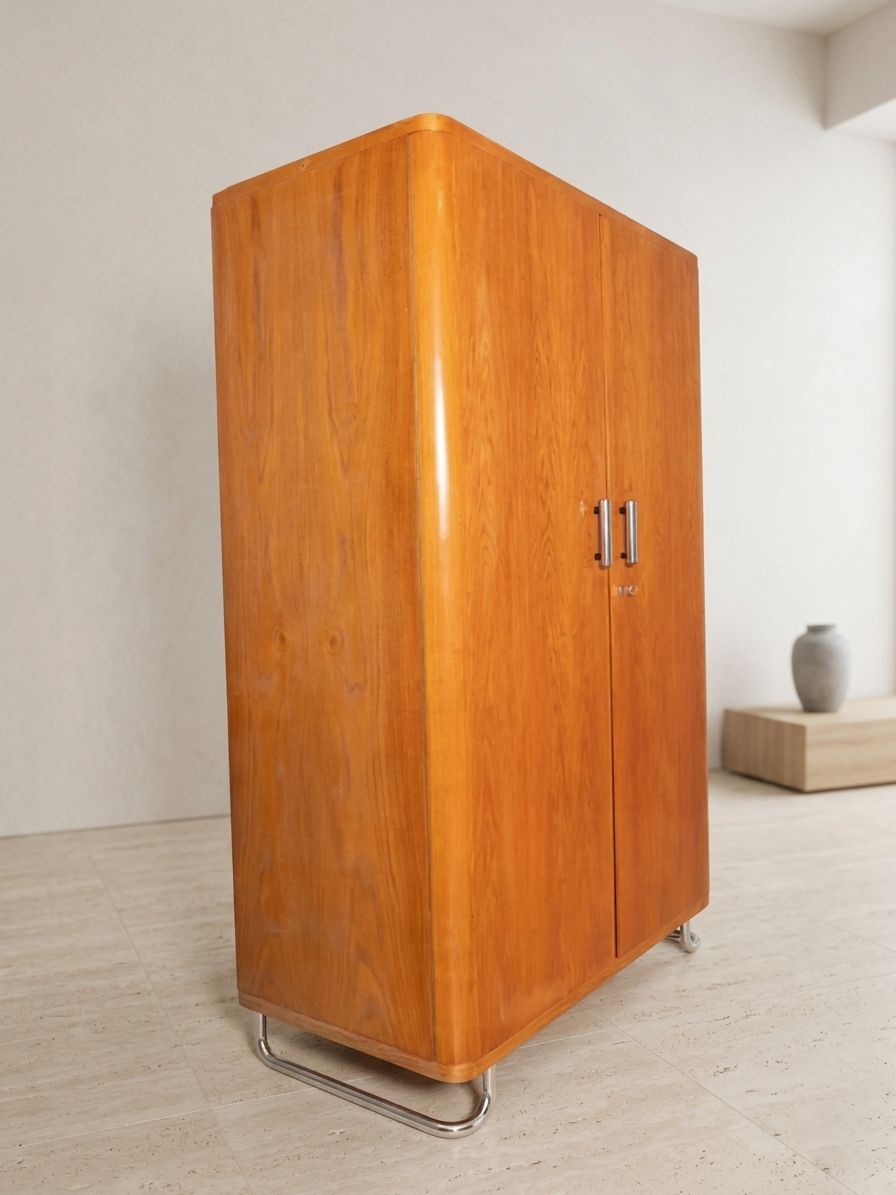 photo furniture Functionalistische Kledingkast Van Vichr & Spol. | Bauhaus Stijl | Tsjecho Slowakije, Jaren 1930