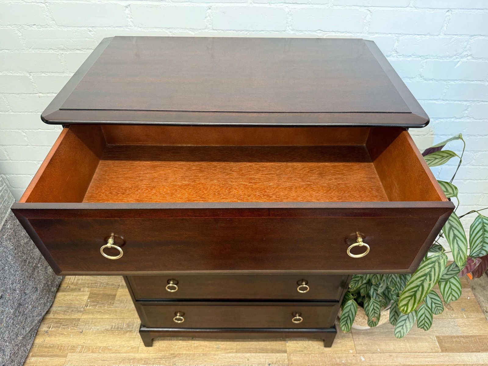 photo furniture Stag Minstrel Tallboy Chest Of Drawers – Original Mahogany