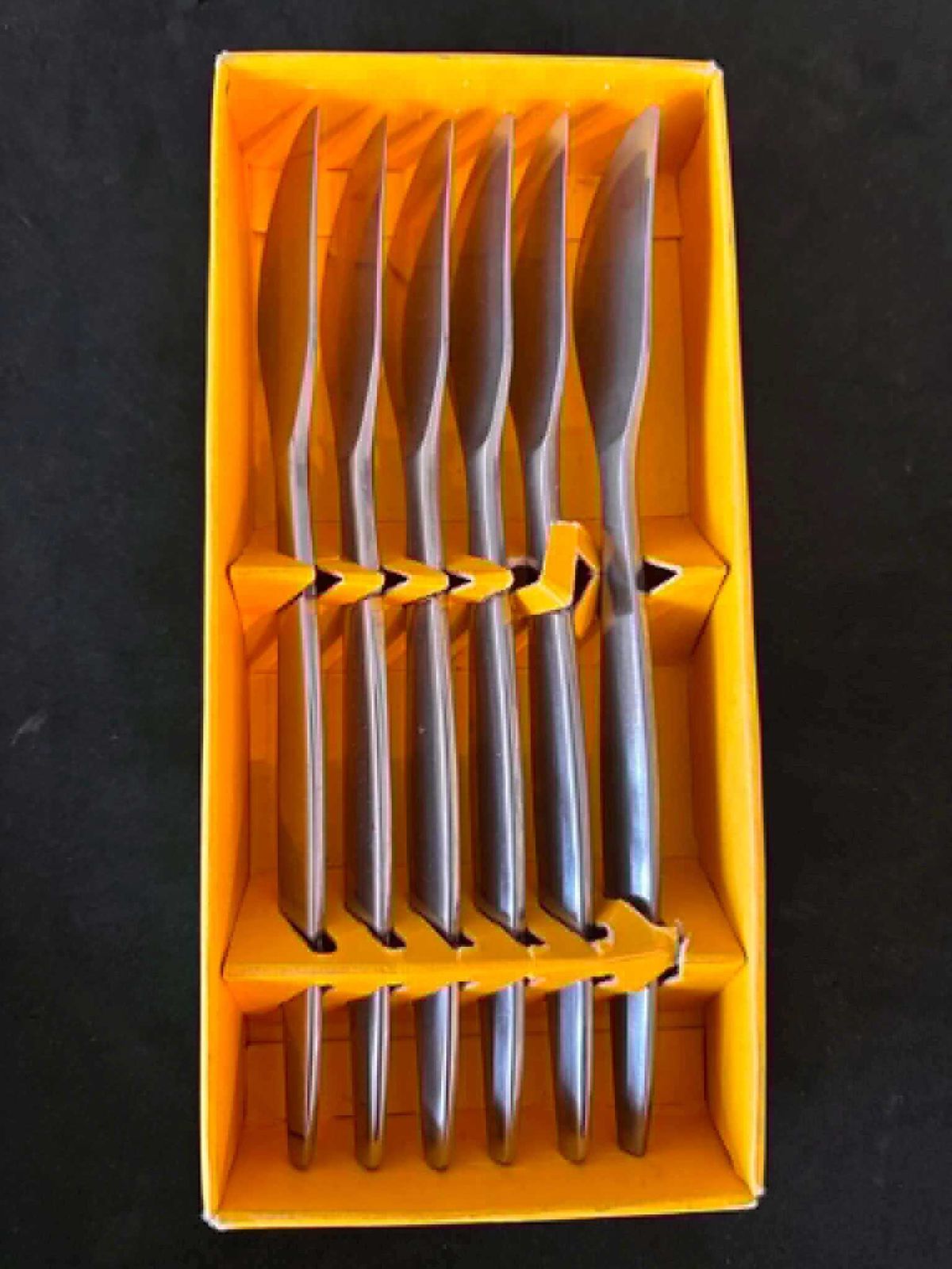 Gense Focus Fruits Knives – Scandinavisch Modernistisch Satijn Roestvrij Staal – Set van 6 photo furniture