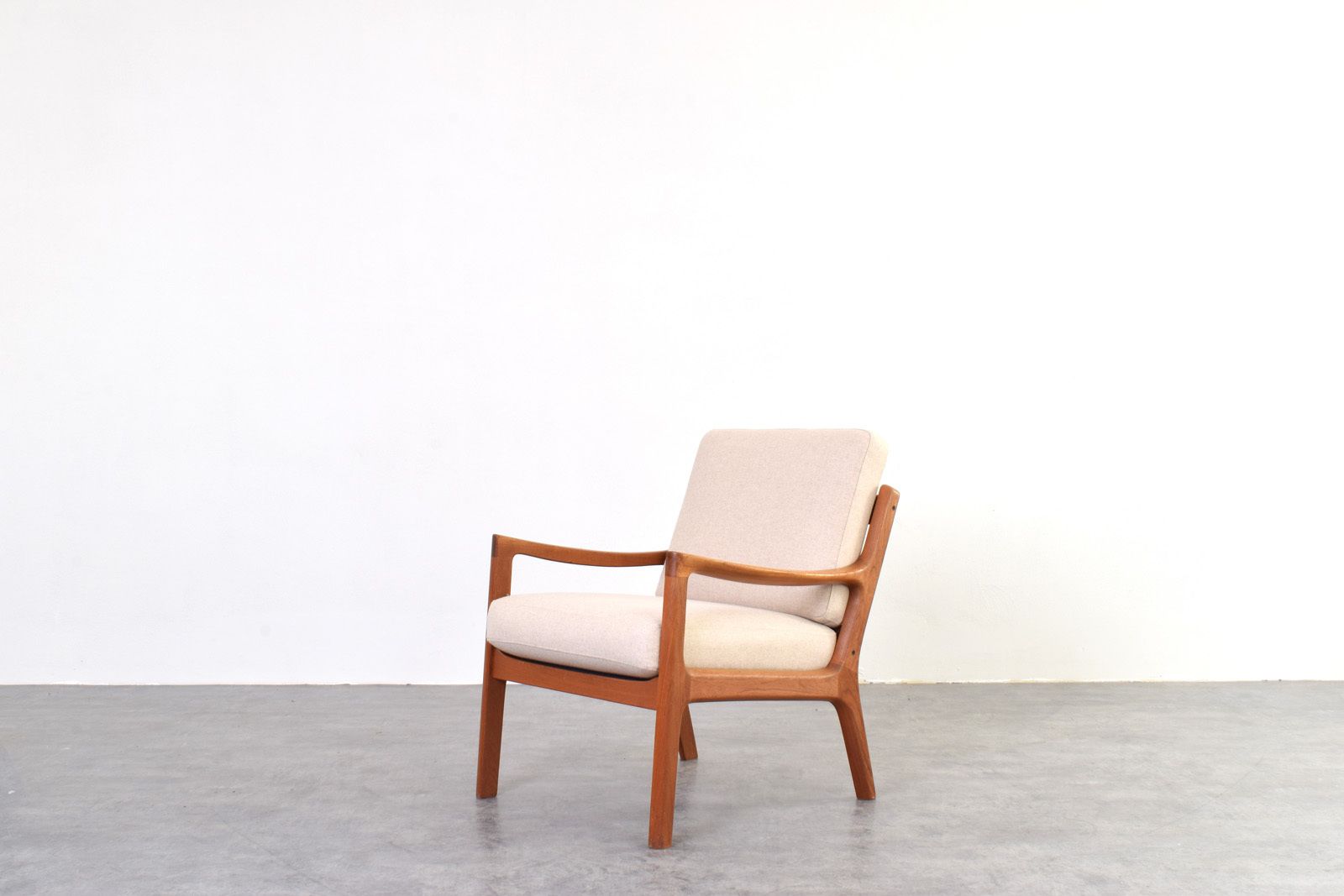 Mid Century Danish Teak Senator Lounge Chair By Ole Wanscher For Cado, 1960s. photo furniture