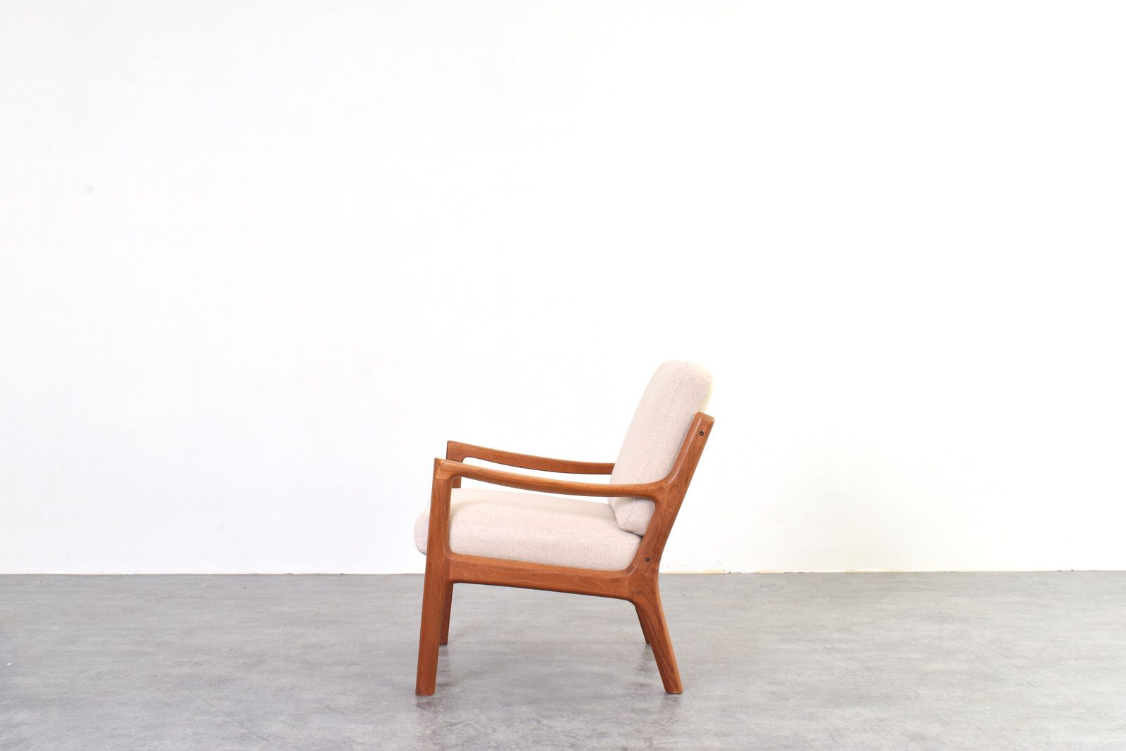 Mid Century Danish Teak Senator Lounge Chair By Ole Wanscher For Cado, 1960s. photo Furniture