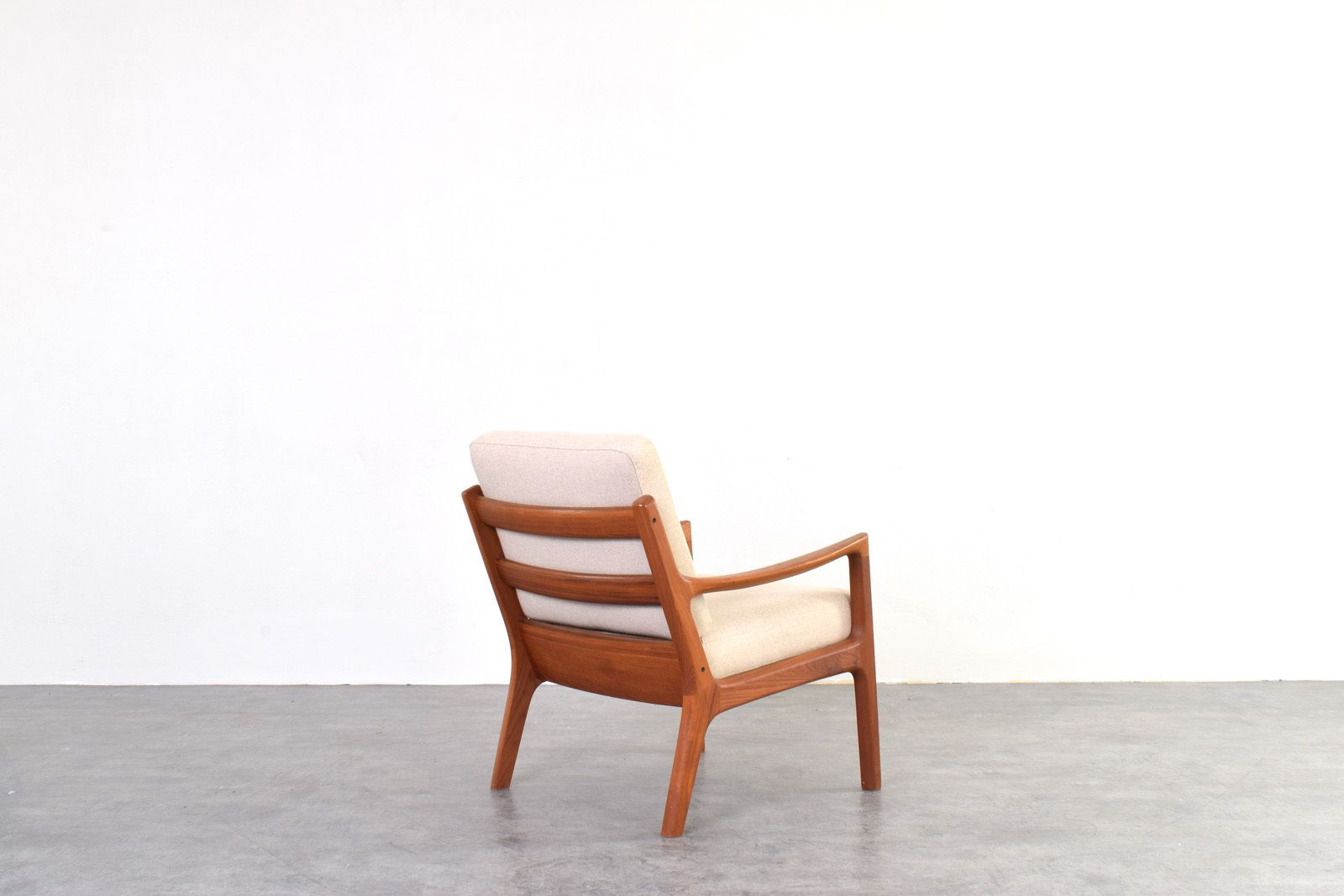 Mid Century Danish Teak Senator Lounge Chair By Ole Wanscher For Cado, 1960s. photo 1925.0