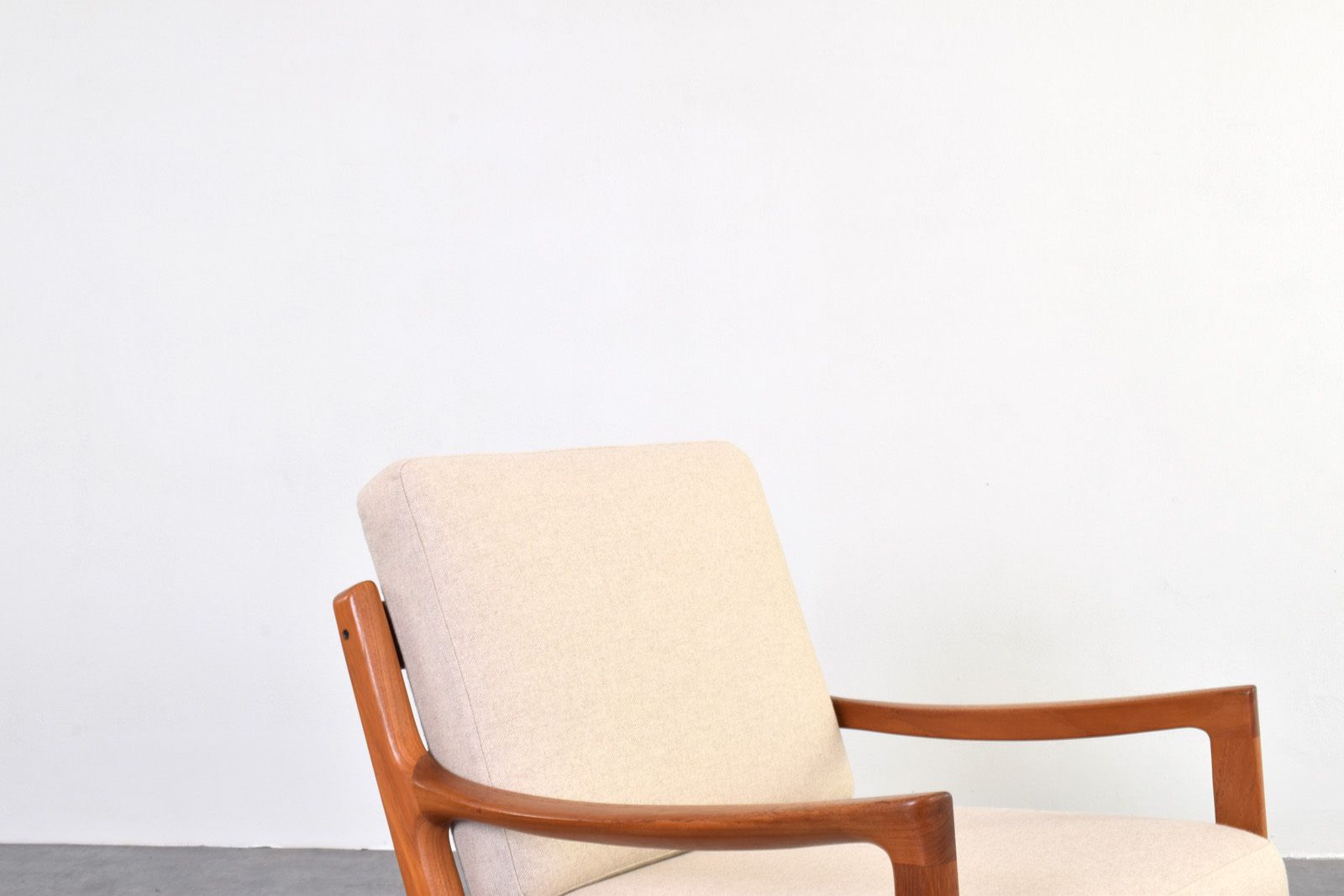 Mid Century Danish Teak Senator Lounge Chair By Ole Wanscher For Cado, 1960s. photo buy
