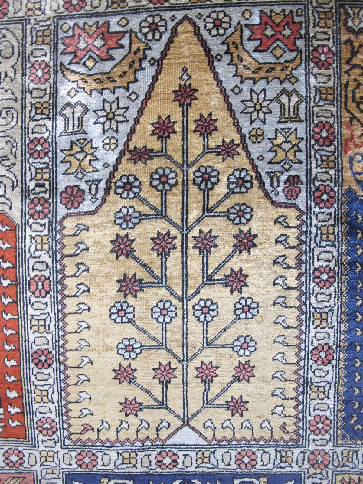Silk And Metal Thread Hereke Carpet, Turkey, 1950 1970, 2.38m X 1.63m photo 9500.0