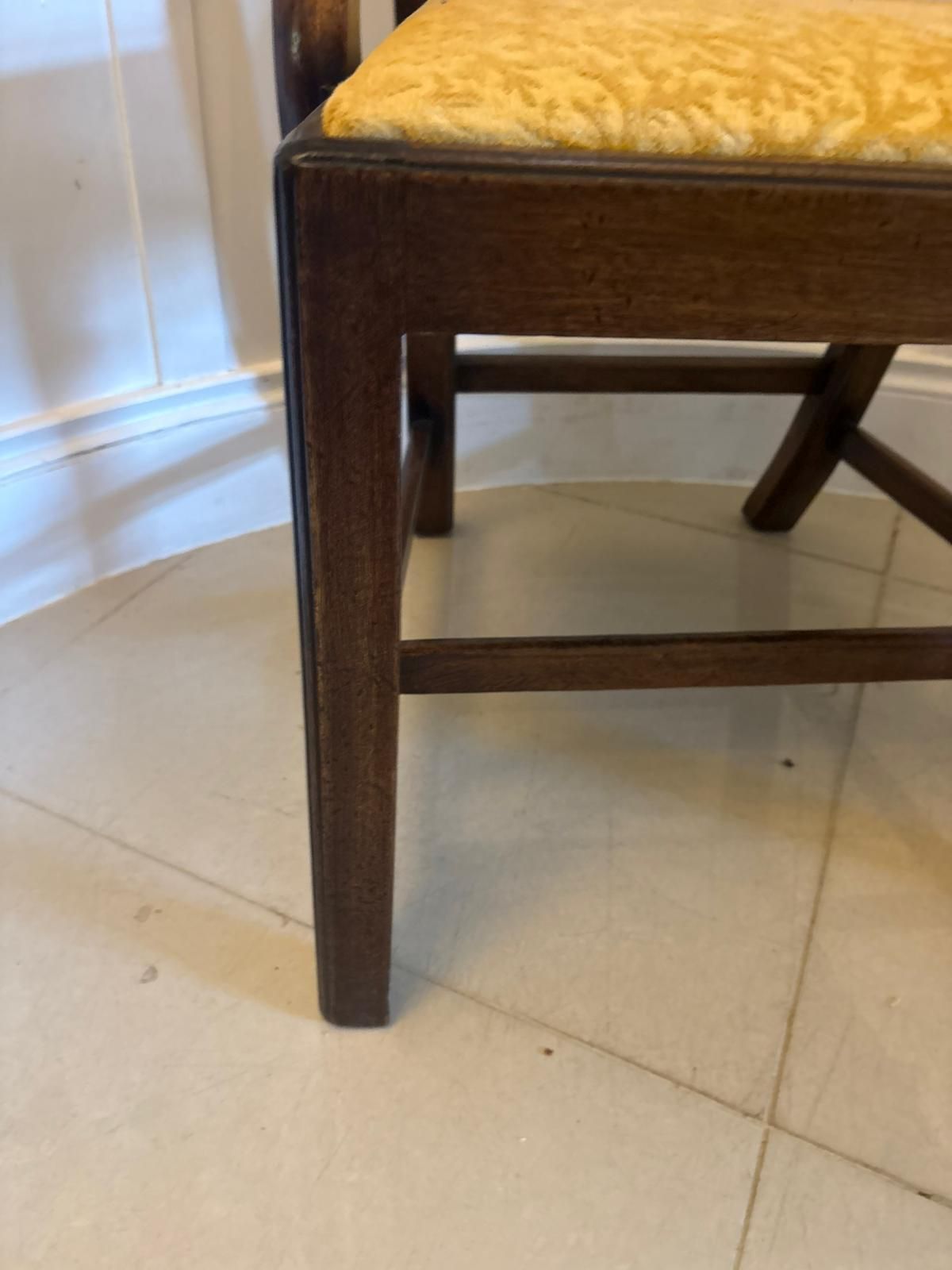 Antique 19th Century Mahogany Dining Chairs Set Of Eight 6 Singles 2 Carvers English photo buy