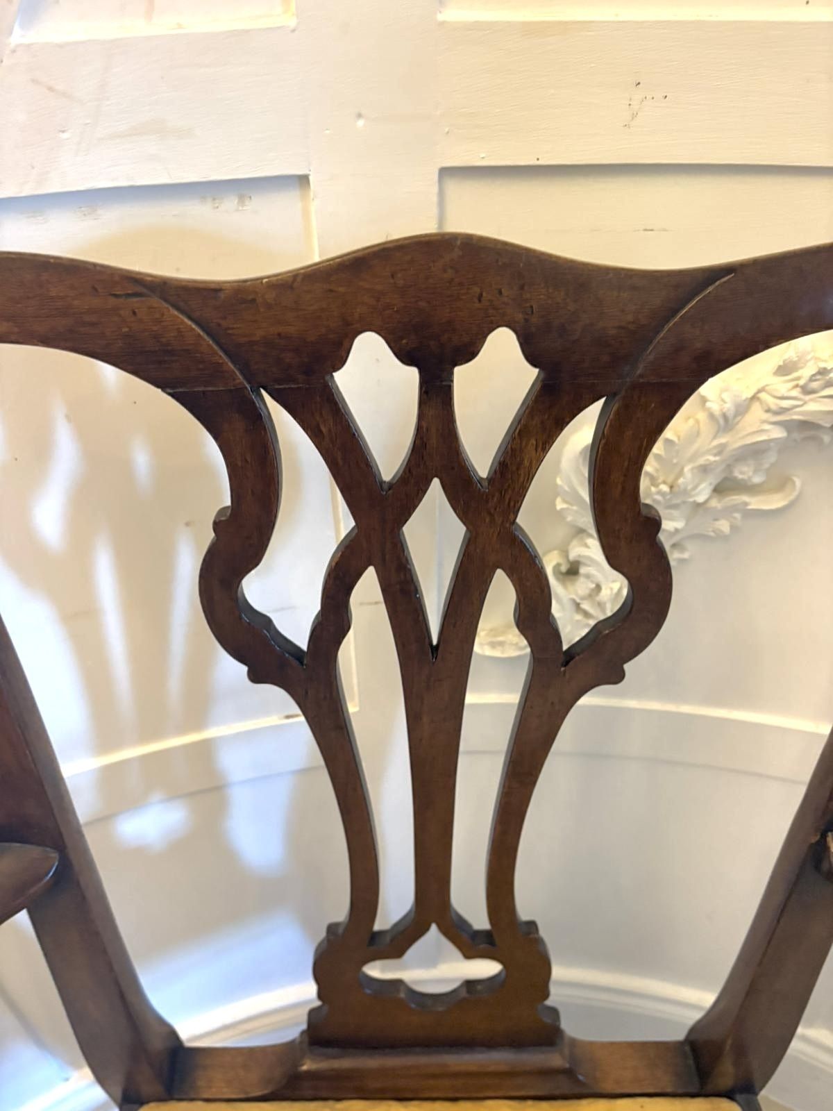 photo furniture Antique 19th Century Mahogany Dining Chairs Set Of Eight 6 Singles 2 Carvers English