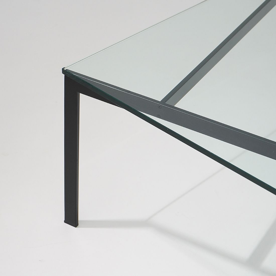 photo furniture Glass And Metal Coffee Table By Paolo Tilche For Arform, 1960s