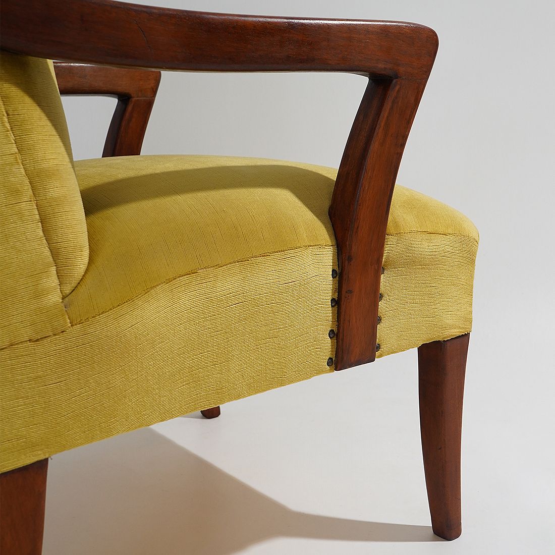 1400.0 Pair Of Velvet Armchairs, 1950s photo