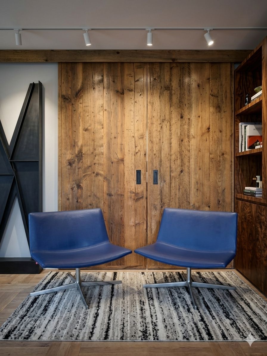 Pair Of Arper Catifa 80 Lounge Chairs In Blue By Lievore Altherr Molina