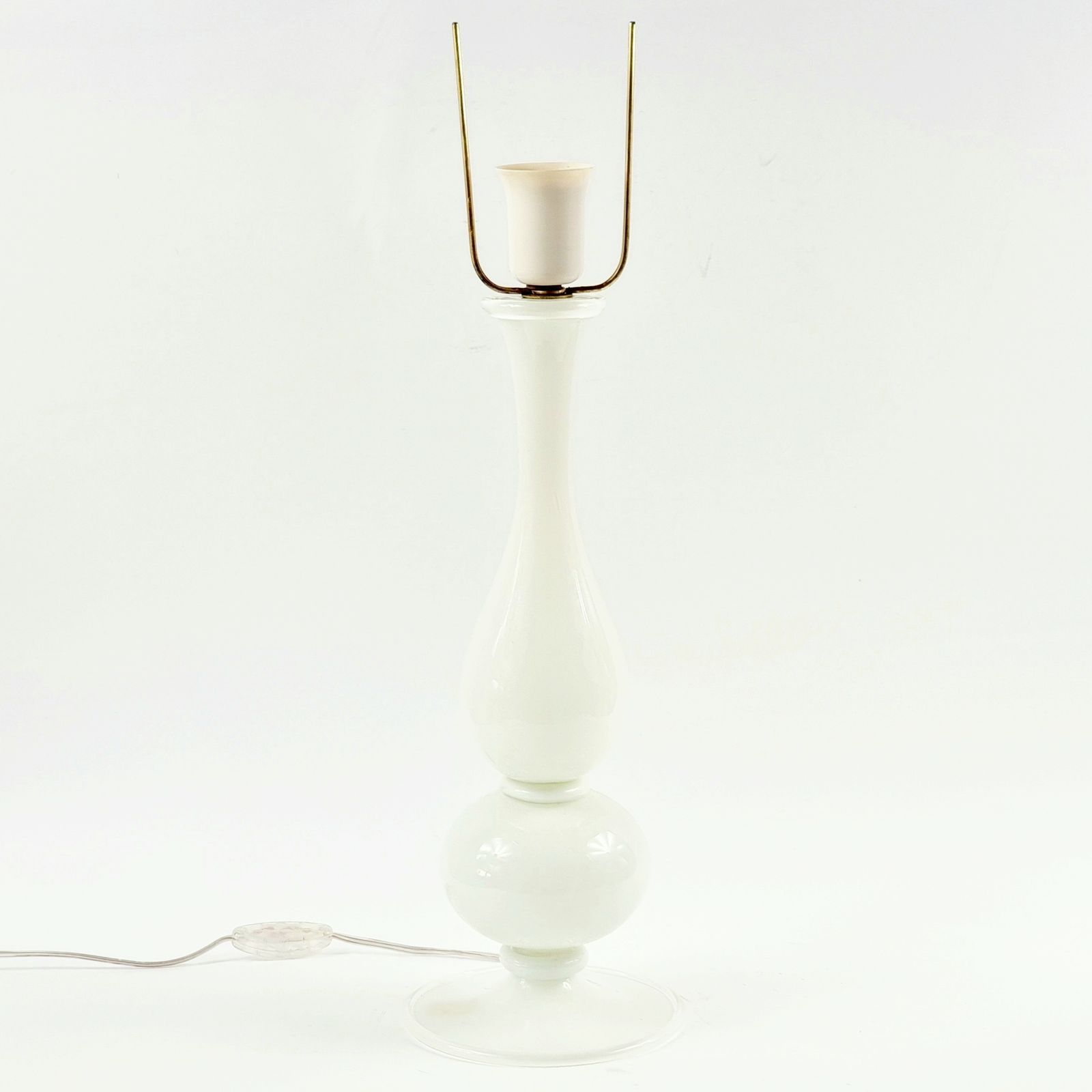 Gelabeld mid-century Murano glazen tafellamp van Barovier & Toso, Italië, jaren 1940/1950 photo furniture