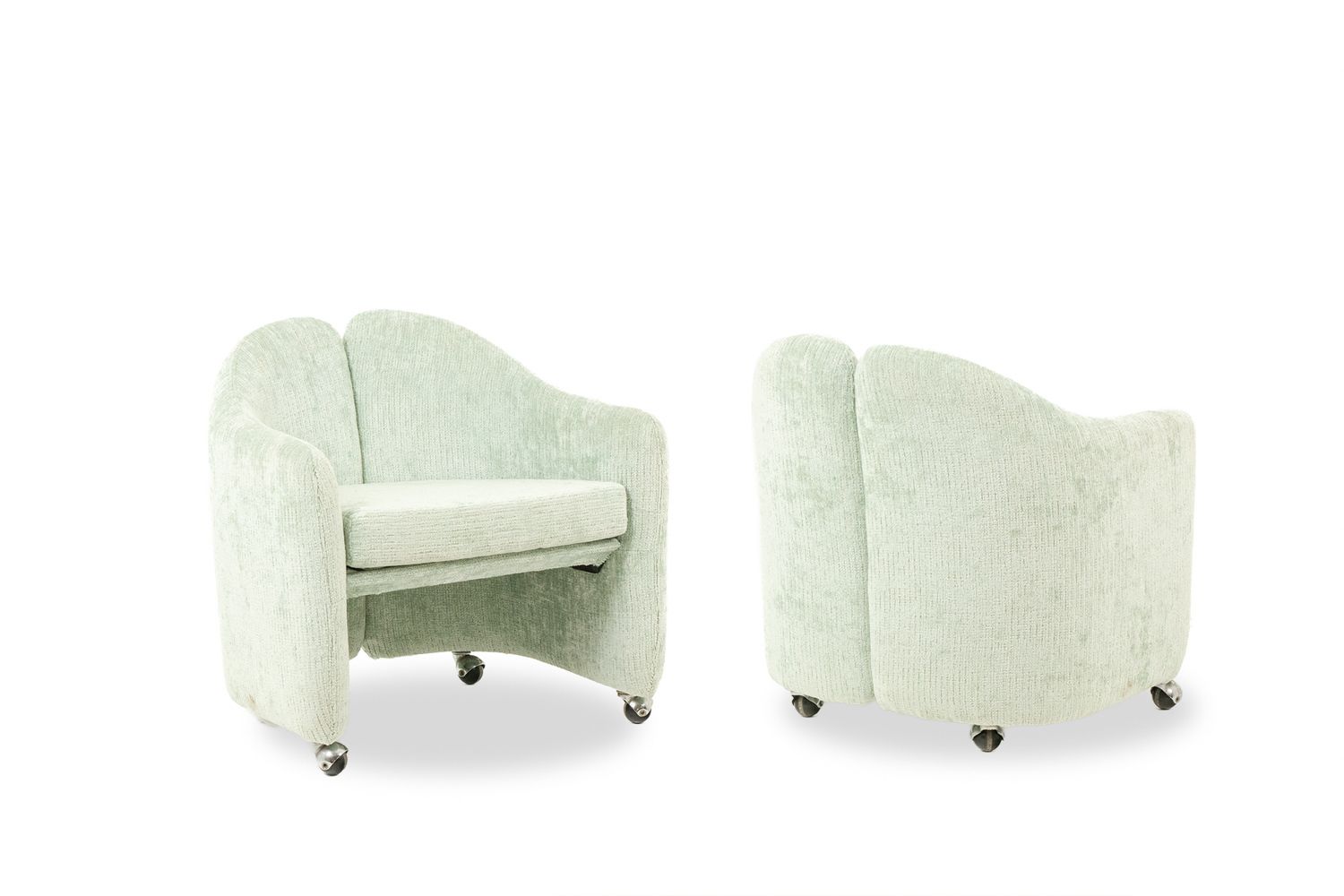 Eugenio Gerli For Tecno. Pair Of “Ps142” Armchairs. 1960s.