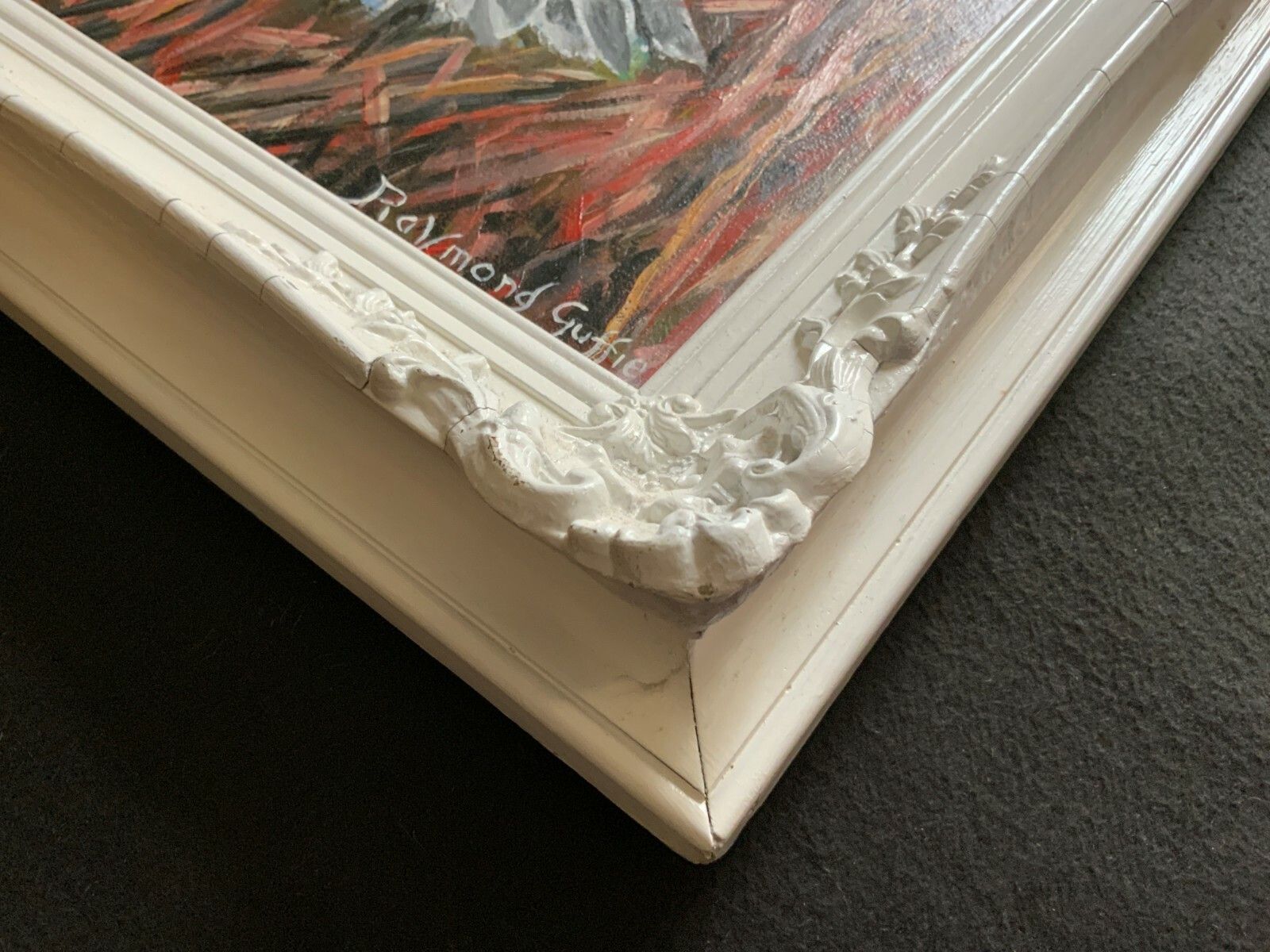 photo furniture 'Angel Of Nature' Original Contemporary Bird Of Prey Portrait Oil Painting