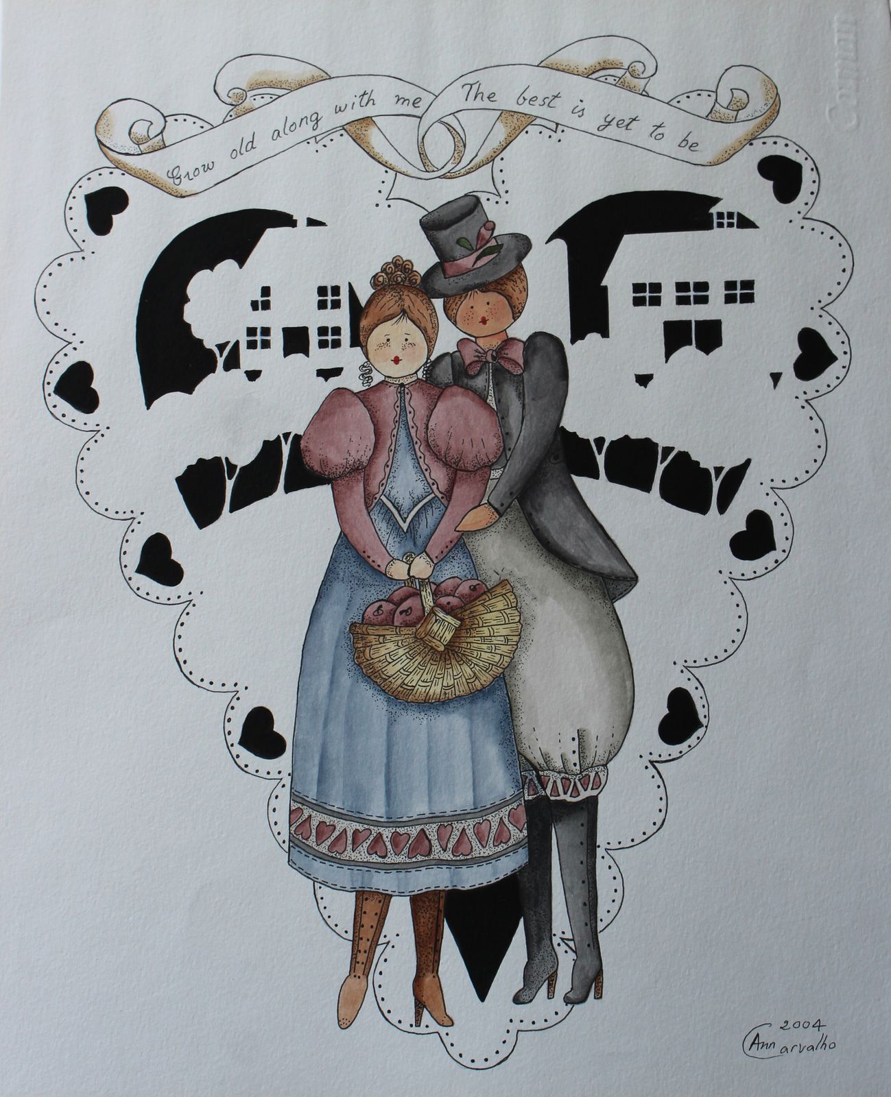 Pop Art Water Colour Painting By Ana Carvelho