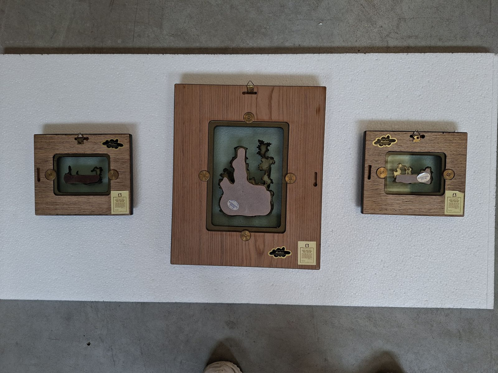 Trittico D’arte Alessandro Zenobi – Altorilievi In Argento 999 E Oro 24kt In Radica E Cristallo photo vinterior