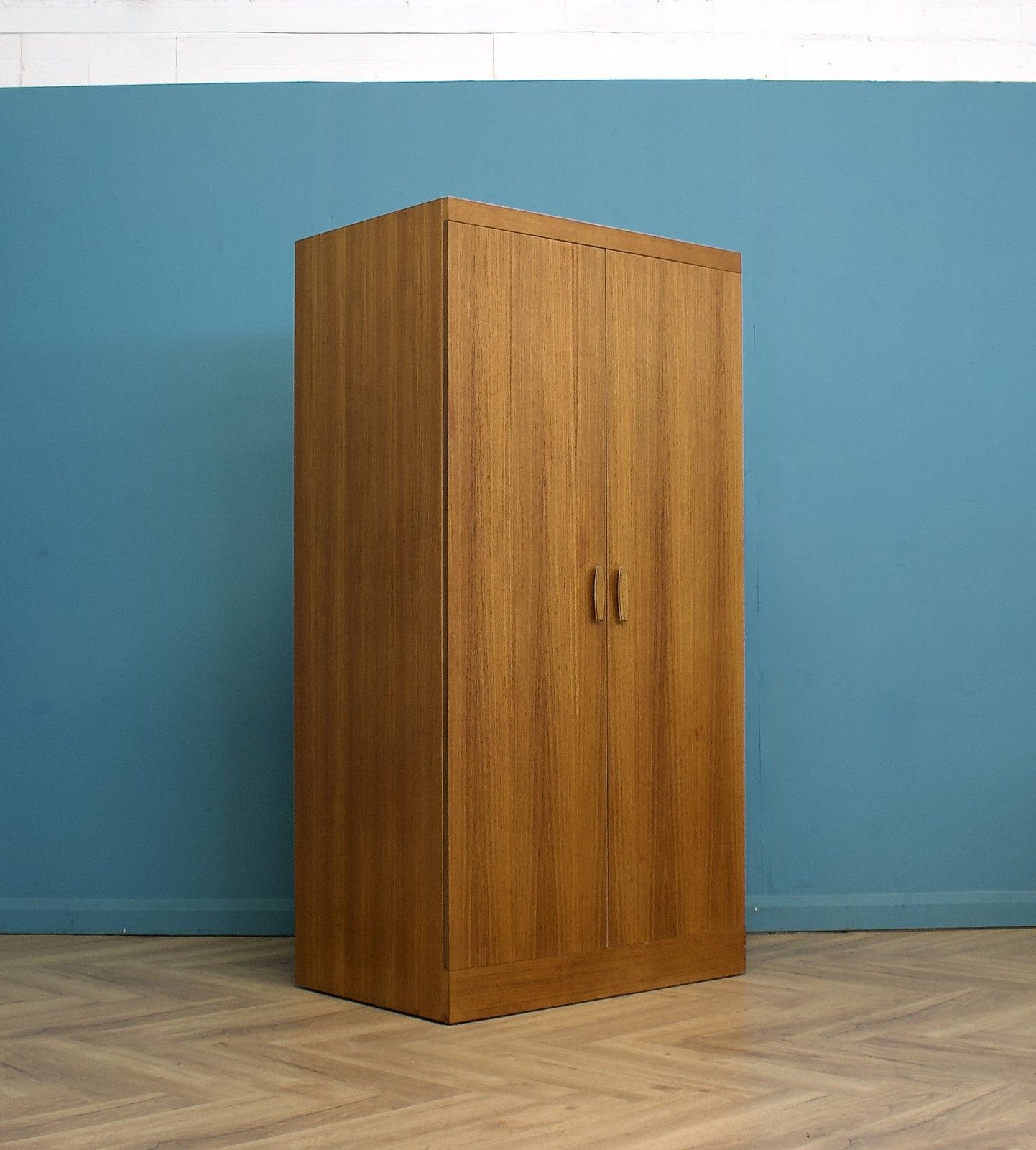 Mid Century Teak Quadrille Double Door Wardrobe From G Plan, 1960s #1765 2 Of 2 photo Furniture