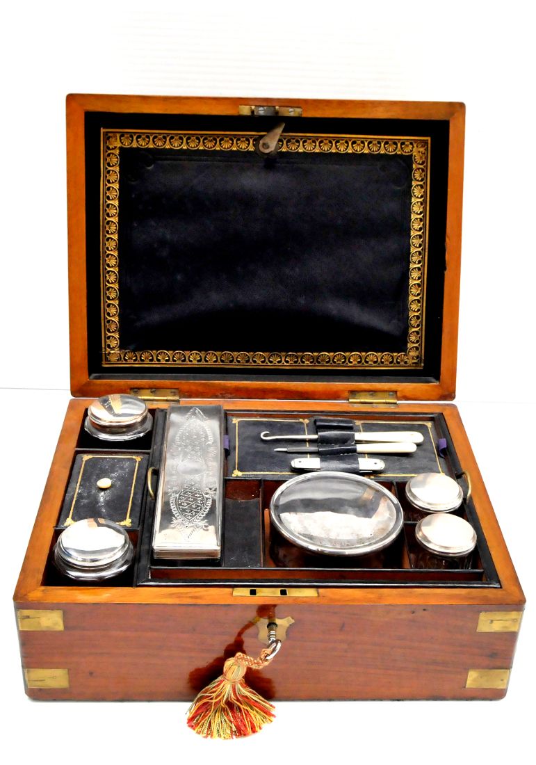 Walnut Ladies Dressing Case photo furniture
