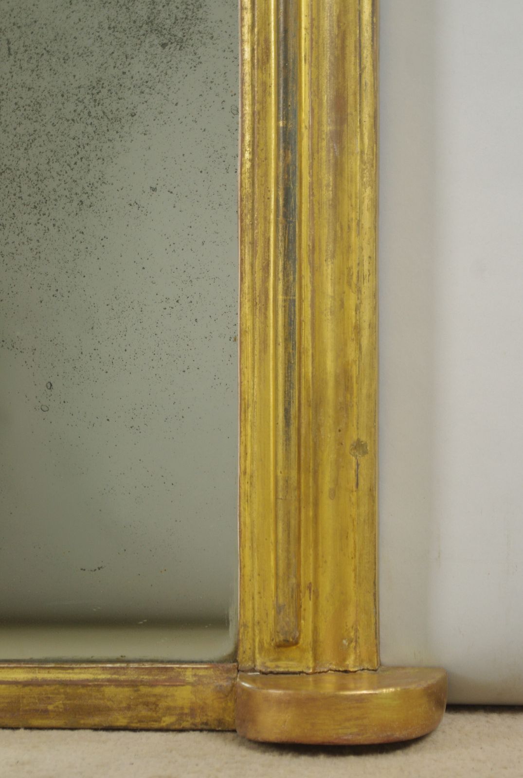 Victorian Giltwood Arch Top Overmantle Mirror photo vinterior