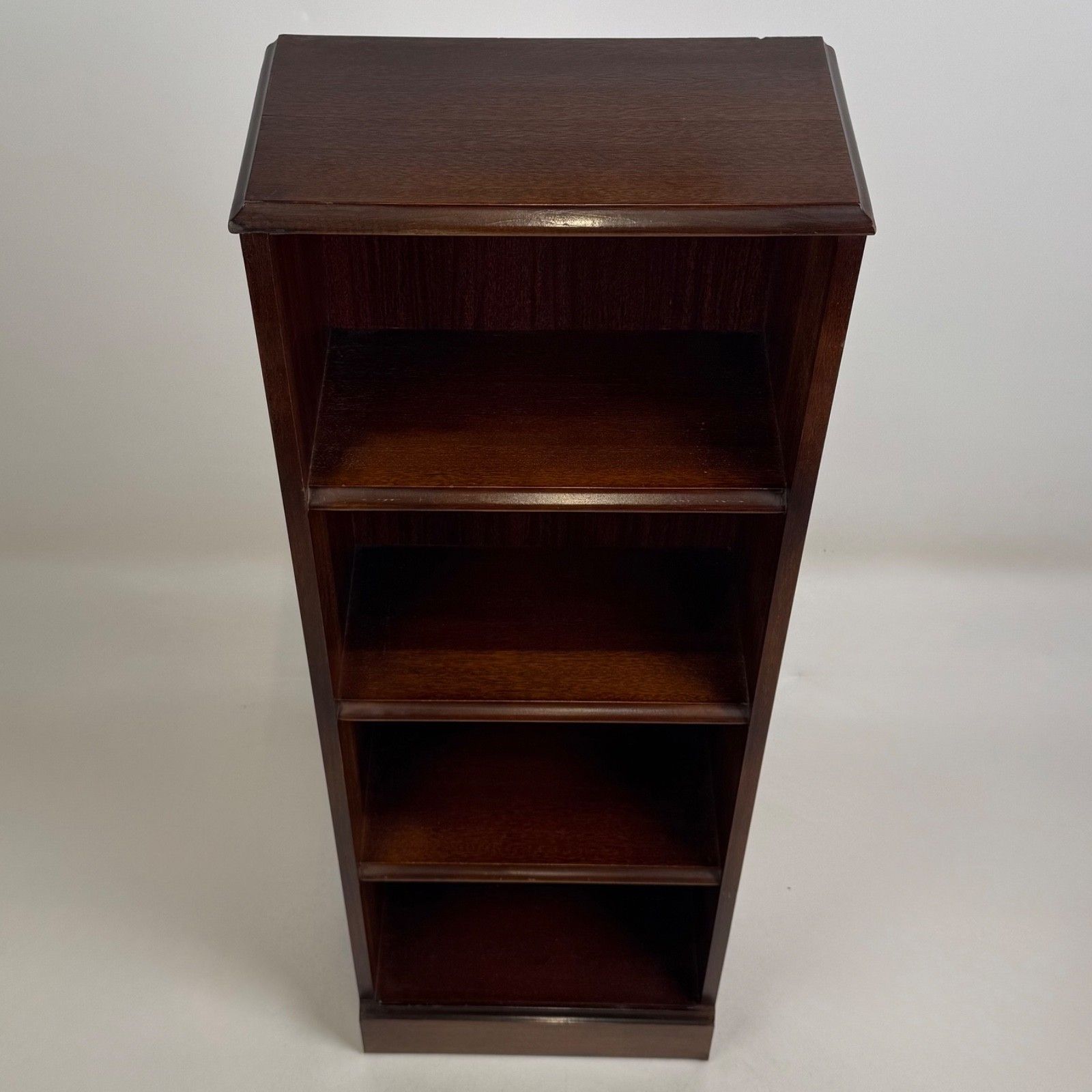 photo for sale Antique 20th Century Narrow Open Bookcase In Mahogany ( Af 5631 )
