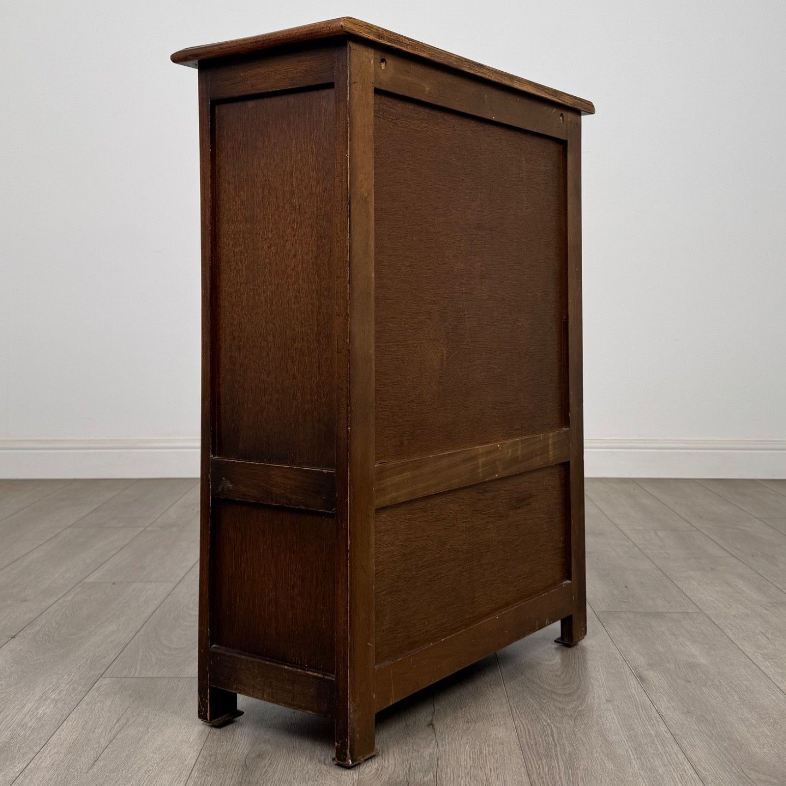 Antique 20th Century Good Quality Small Oak Cabinet ( Af 5615 ) photo 365.0