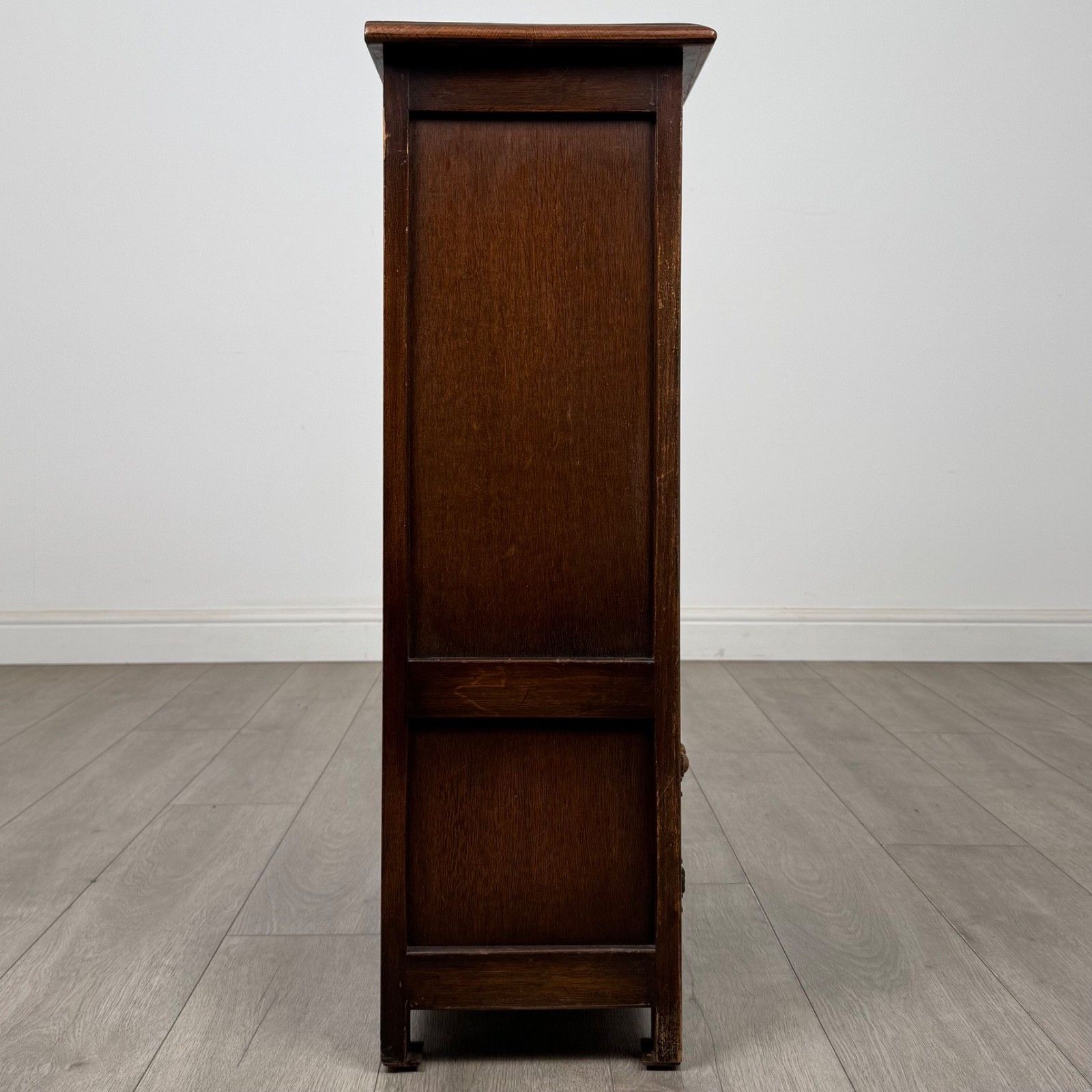 Antique 20th Century Good Quality Small Oak Cabinet ( Af 5615 ) photo vintage