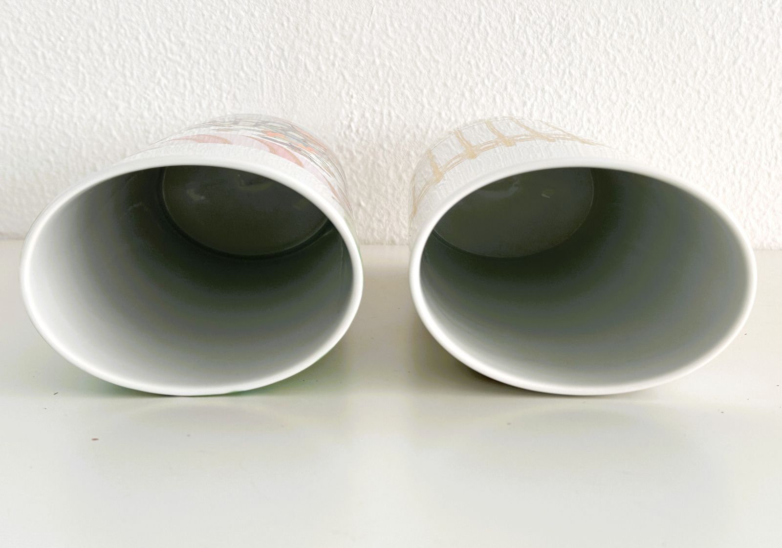 photo furniture Pair Of Large Porcelain Vases By Björn Wiinblad For Rosenthal Germany, 1970s
