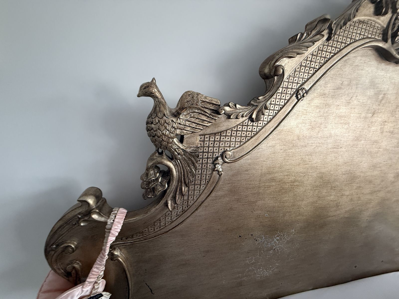 ‘ And So To Be D’versailles Leafed Super King Frame – Hand Carved Solid Wood French Style Bed photo buy