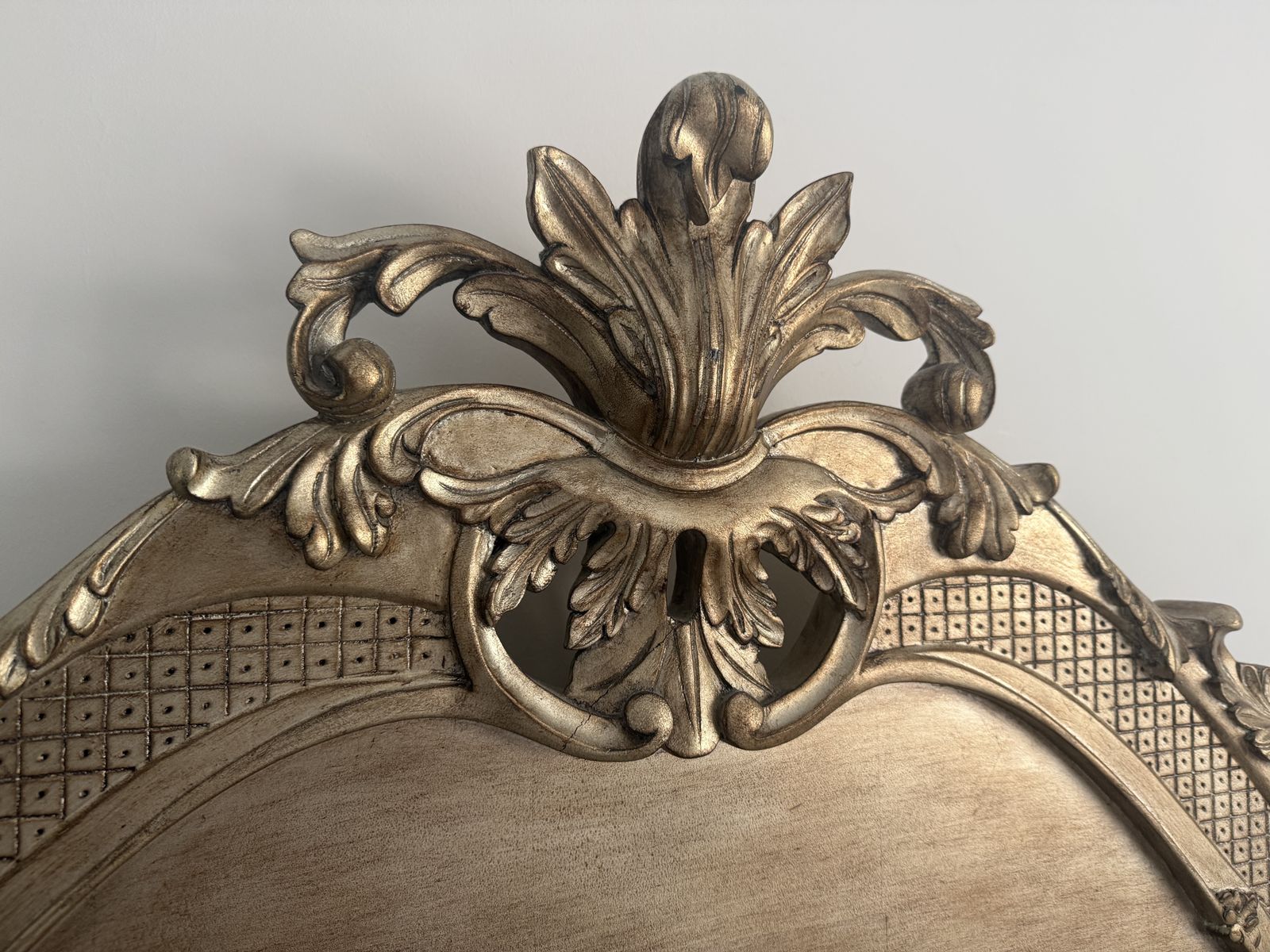 photo for sale ‘ And So To Be D’versailles Leafed Super King Frame – Hand Carved Solid Wood French Style Bed