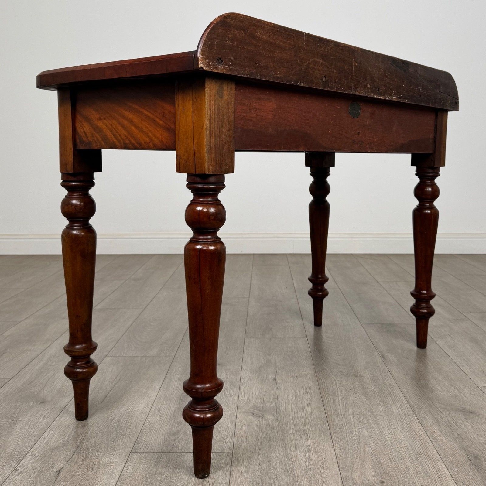 Antique 19th Century Victorian Writing Table In Mahogany ( Af 5662 ) photo Furniture