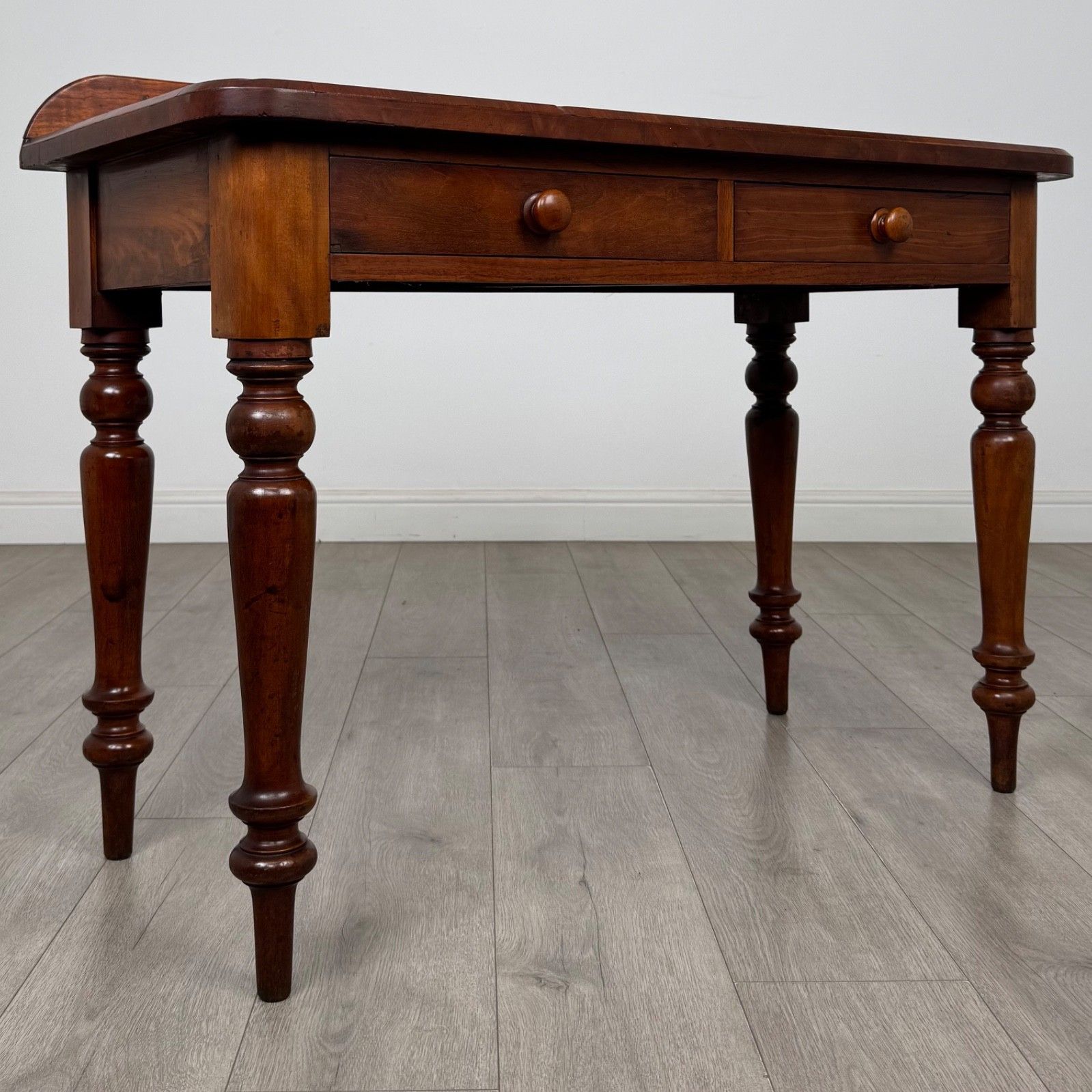 Antique 19th Century Victorian Writing Table In Mahogany ( Af 5662 ) photo vintage