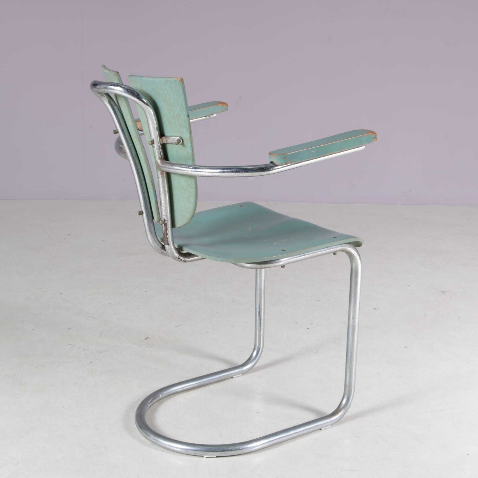 photo buy 1950s Rare Side Chair By Lemafa Den Haag, Netherlands