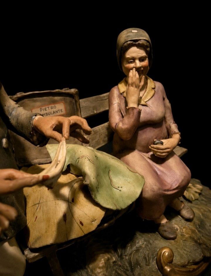 Italian Capodimonte Figurine Pietro L Ambulante Cabrelli photo 310.0