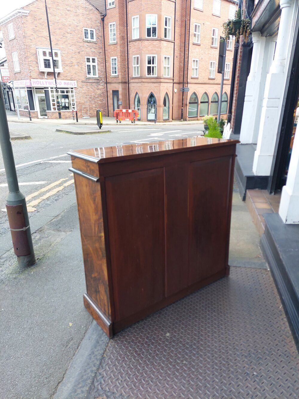 Edwardian Rosewood Inlaid Glazed Bookcase photo for sale
