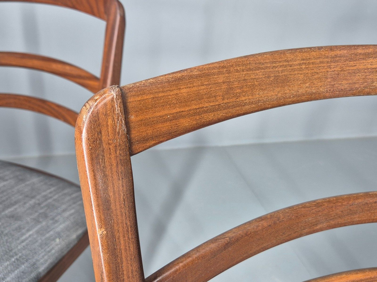 3 G Plan Dining Chairs Teak Frame New Upholstery 1980s Retro  Eb11760 photo for sale