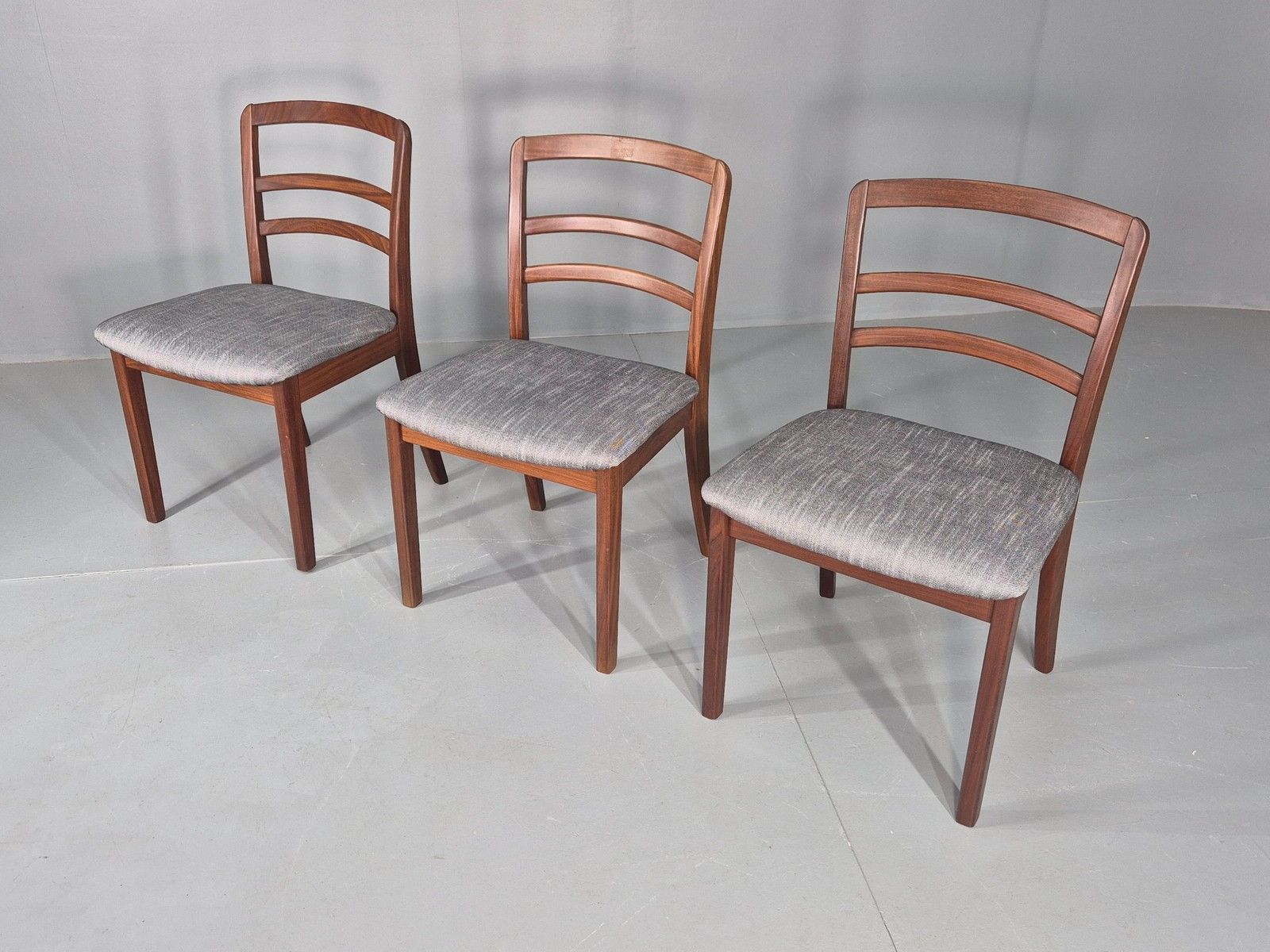 3 G Plan Dining Chairs Teak Frame New Upholstery 1980s Retro  Eb11760 photo Furniture