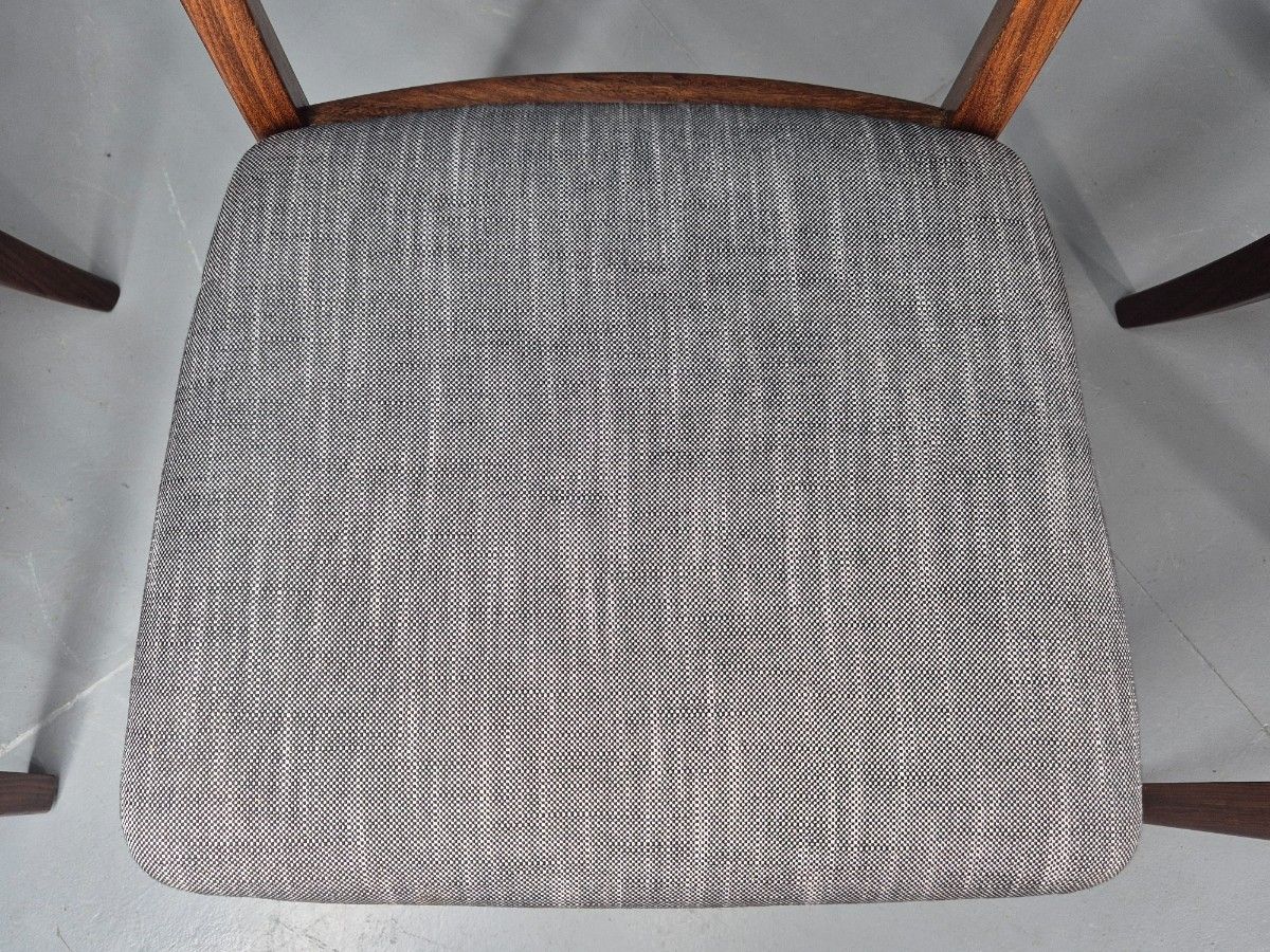 3 G Plan Dining Chairs Teak Frame New Upholstery 1980s Retro  Eb11760 photo 180.0